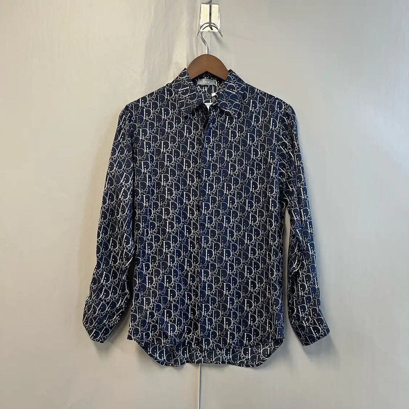 Dior Dior Navy Cotton Women's Shirt 0089 Size M / US 6-8 / IT 42-44 - 1 Thumbnail