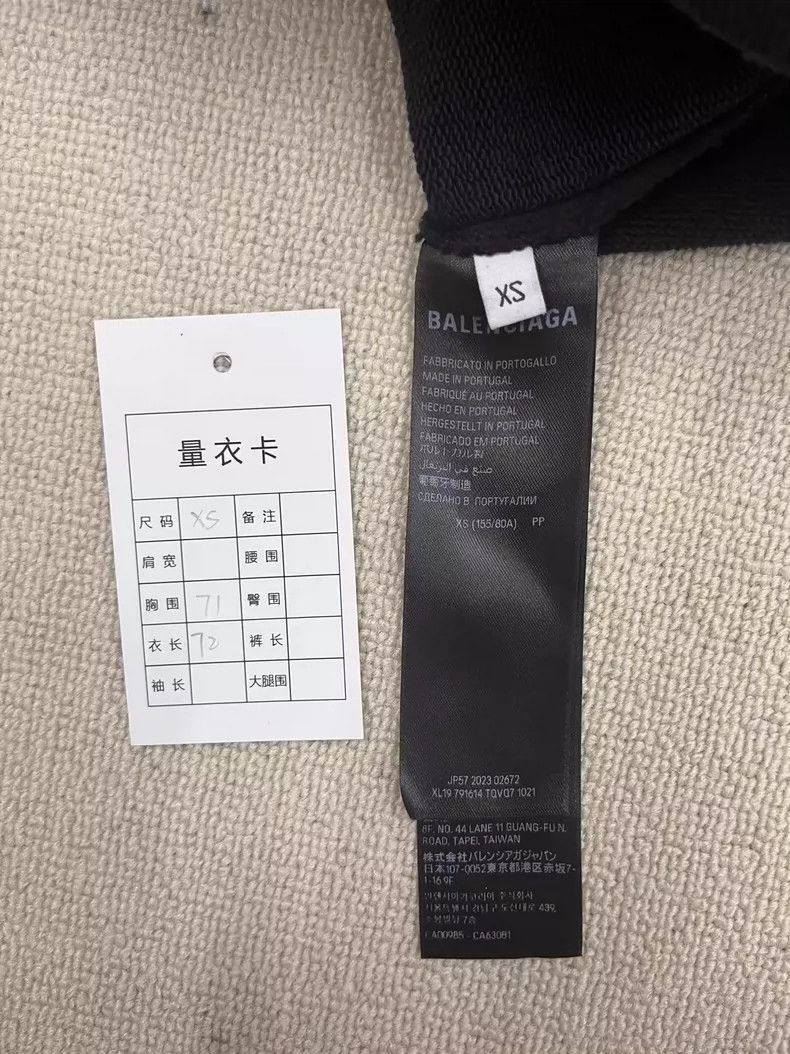 Balenciaga Balenciaga Logo Printed Crew Neck Pullover Long Sleeve Swe Size US XS / EU 42 / 0 - 5 Thumbnail