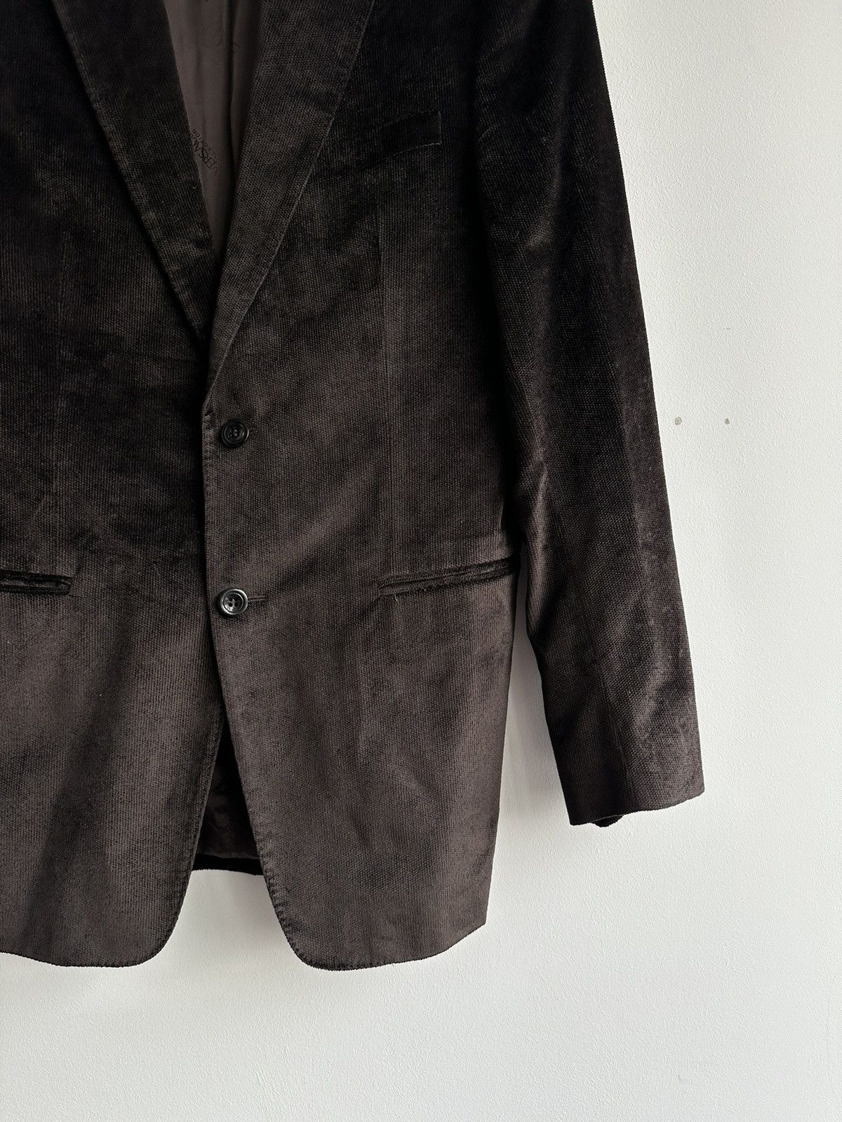 Versace Versace Collection Viscose Blazer Suit Jacket Size 48 Brown Size 48L - 3 Thumbnail