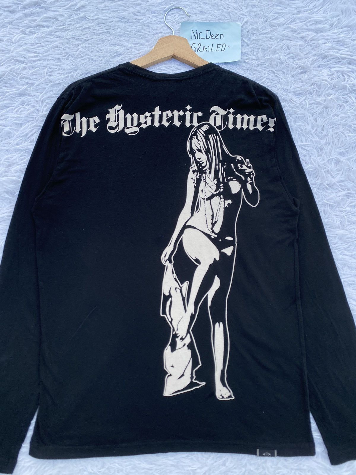 Hysteric Glamour Rare Hysteric Glamour The Hysteric Times Longsleeve Tshirt Size US M / EU 48-50 / 2 - 22 Thumbnail