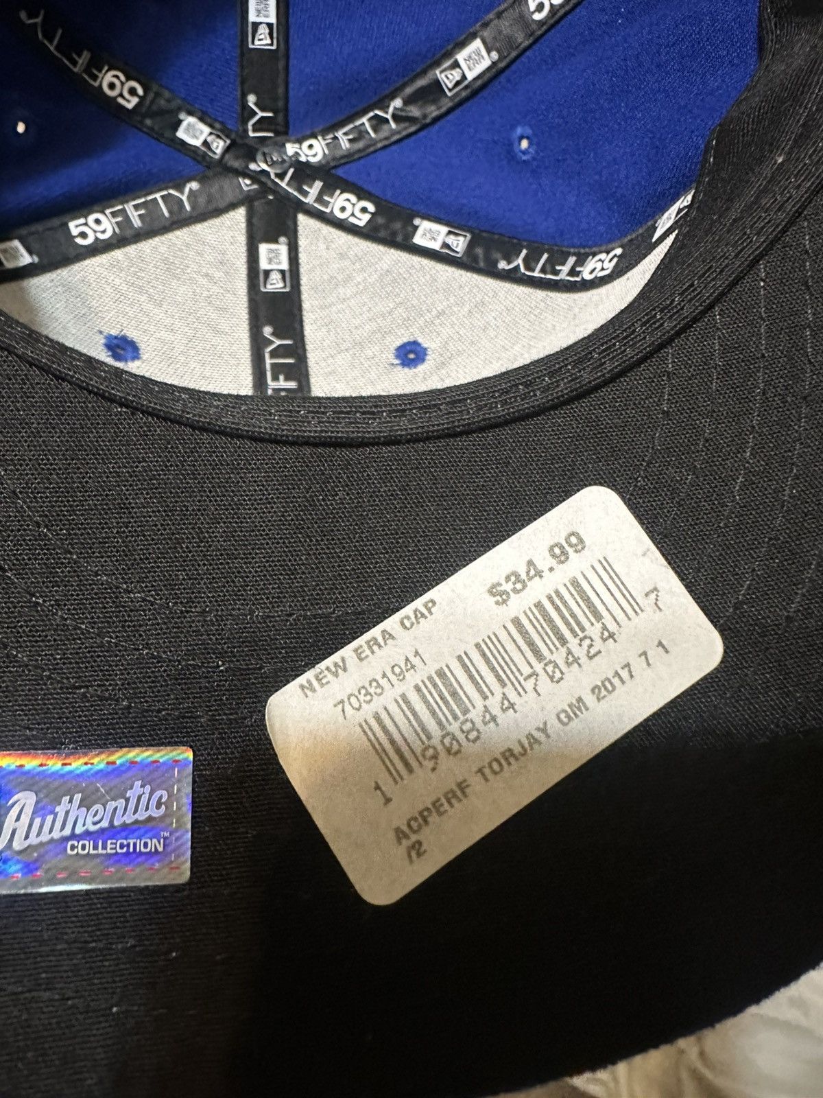 MLB × New Era × Vintage Vintage MLB Toronto Blue Jays 2017 hat size 7 1/2 Size ONE SIZE - 9 Thumbnail