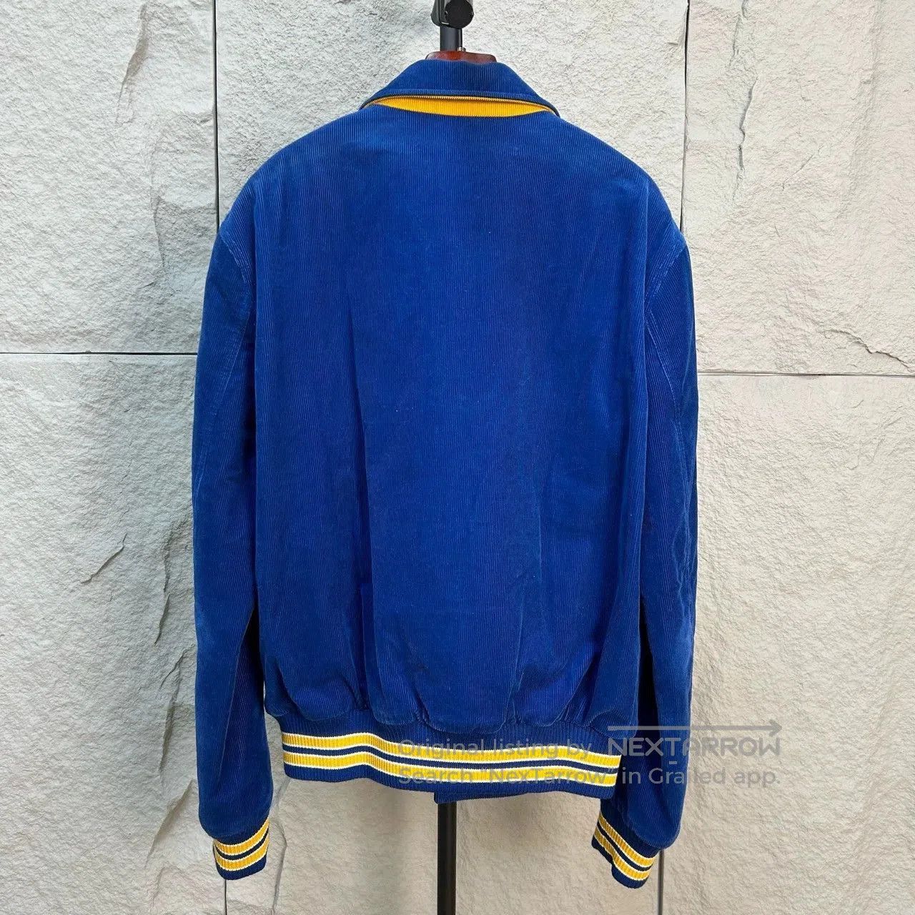 Saint Laurent Paris saint laurent blue corduroy baseball jacket. Size US M / EU 48-50 / 2 - 2 Thumbnail