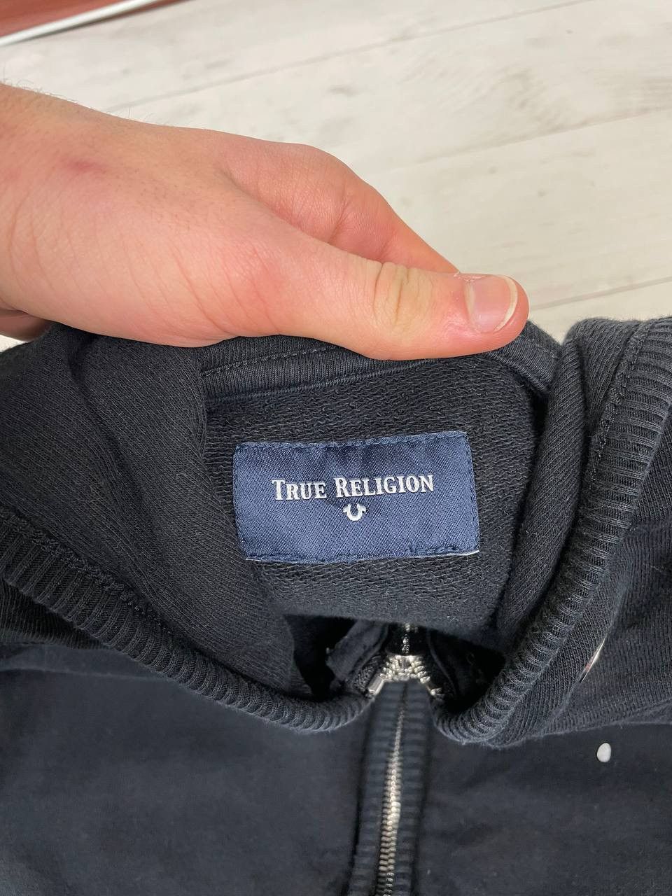 True Religion Vintage True Religion Big Logo Hoodie Zip Up Japan Size US M / EU 48-50 / 2 - 11 Thumbnail