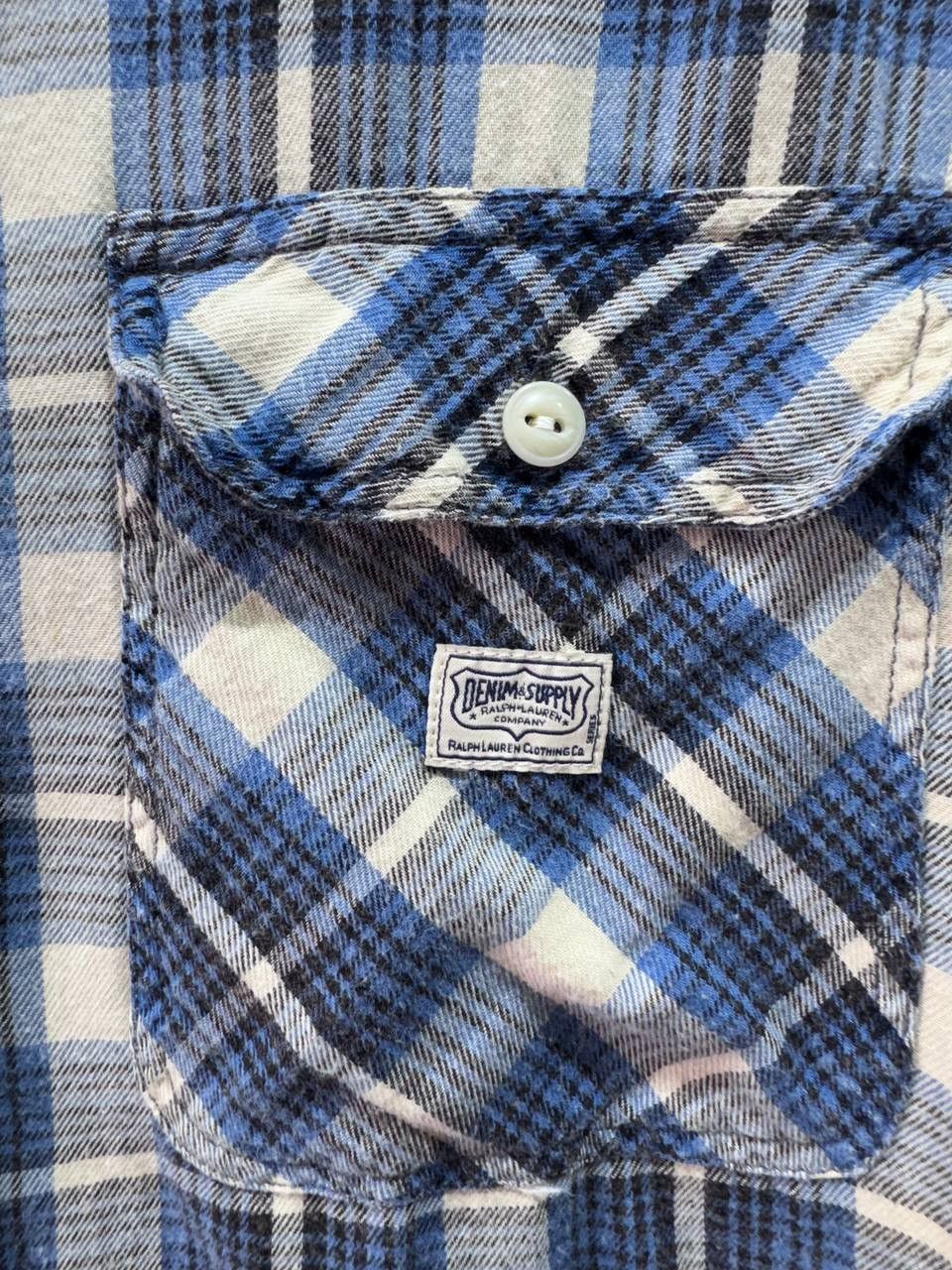 Denim & Supply Ralph Lauren Denim & Supply Ralph Lauren Plaid Button Up Pocket Shirt Size US M / EU 48-50 / 2 - 2 Thumbnail