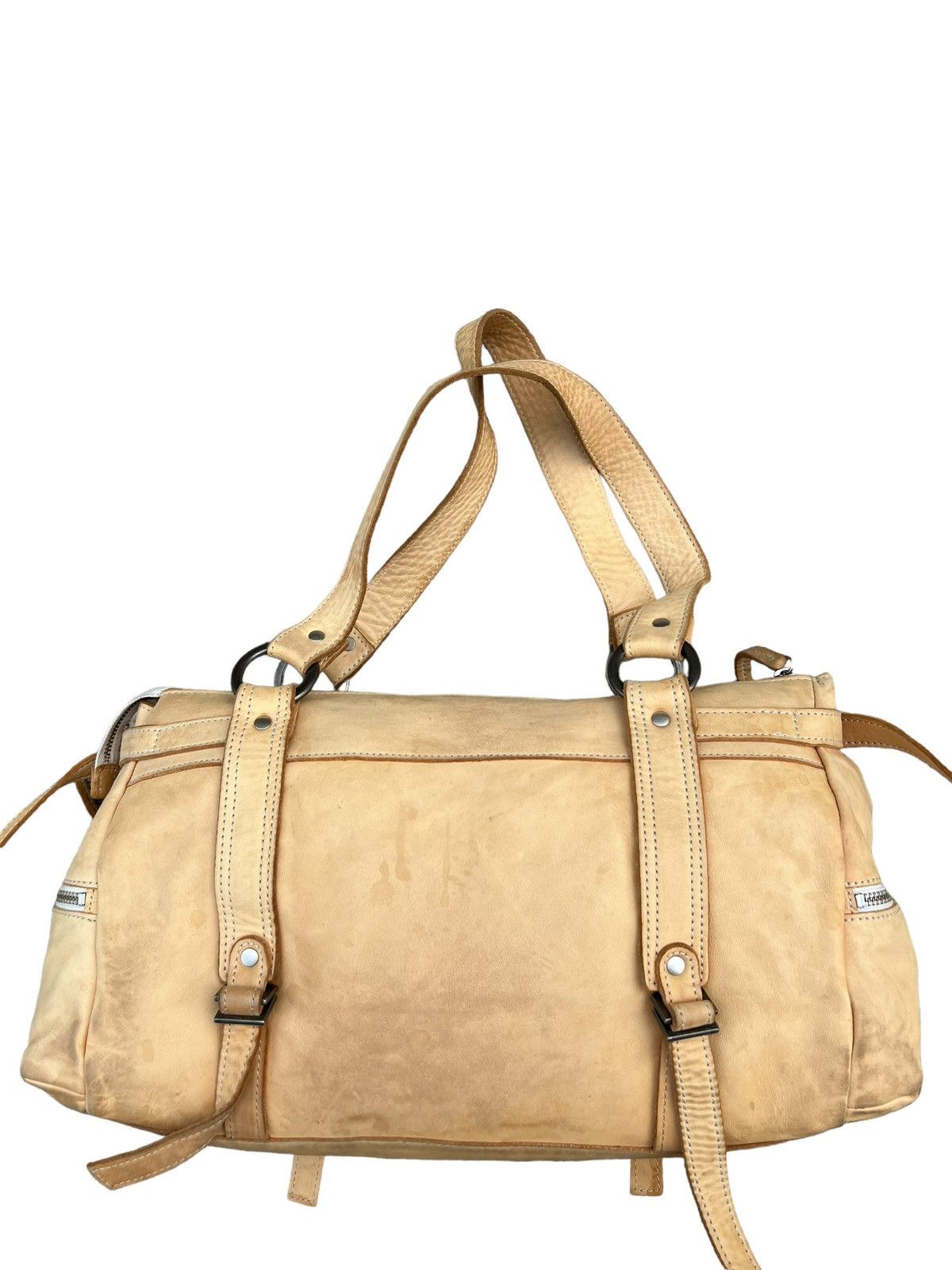 Leather Lily Japan High Quality Leather Patina Bag Size ONE SIZE - 4 Thumbnail
