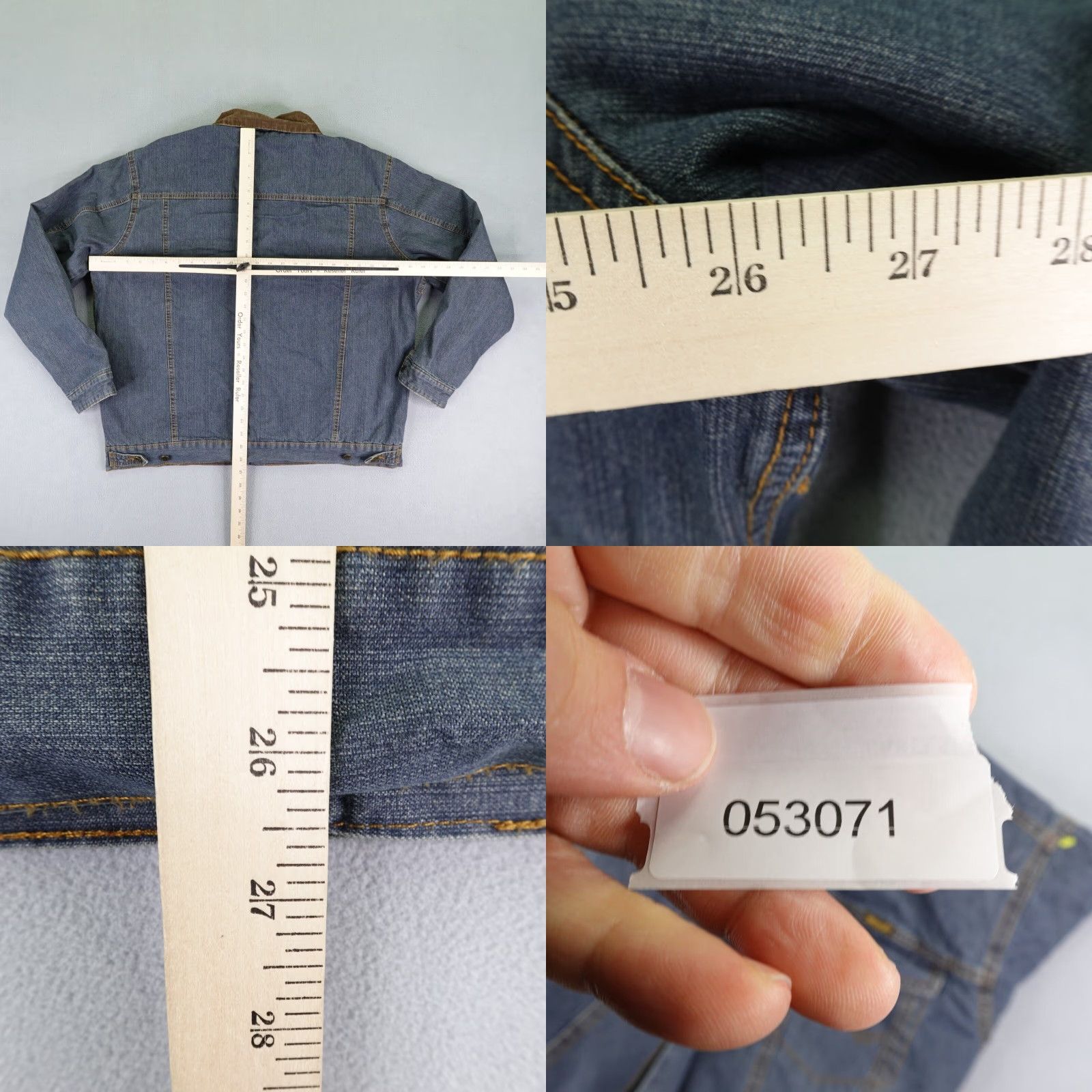 Wrangler VINTAGE Wrangler Denim Jacket Mens Large Western Chore Coat Casual Workwear 90s Blue Size US 33 - 8 Thumbnail