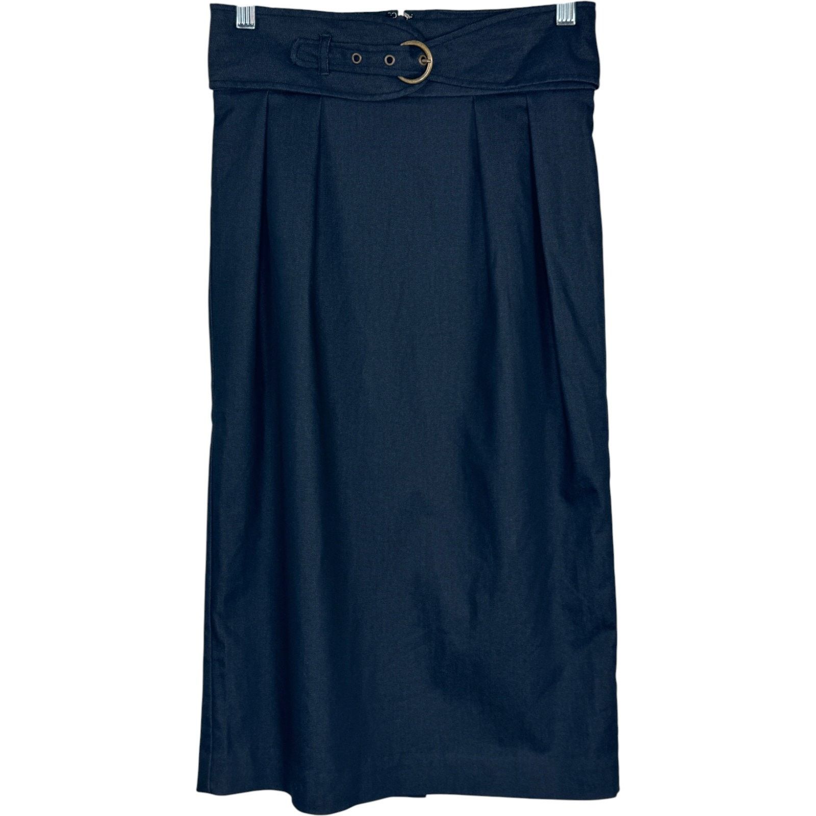 Worthington Worthington Women’s Dark Wash Belted Pencil Skirt Size 4 Size 27" / US 4 / IT 40 - 1 Thumbnail