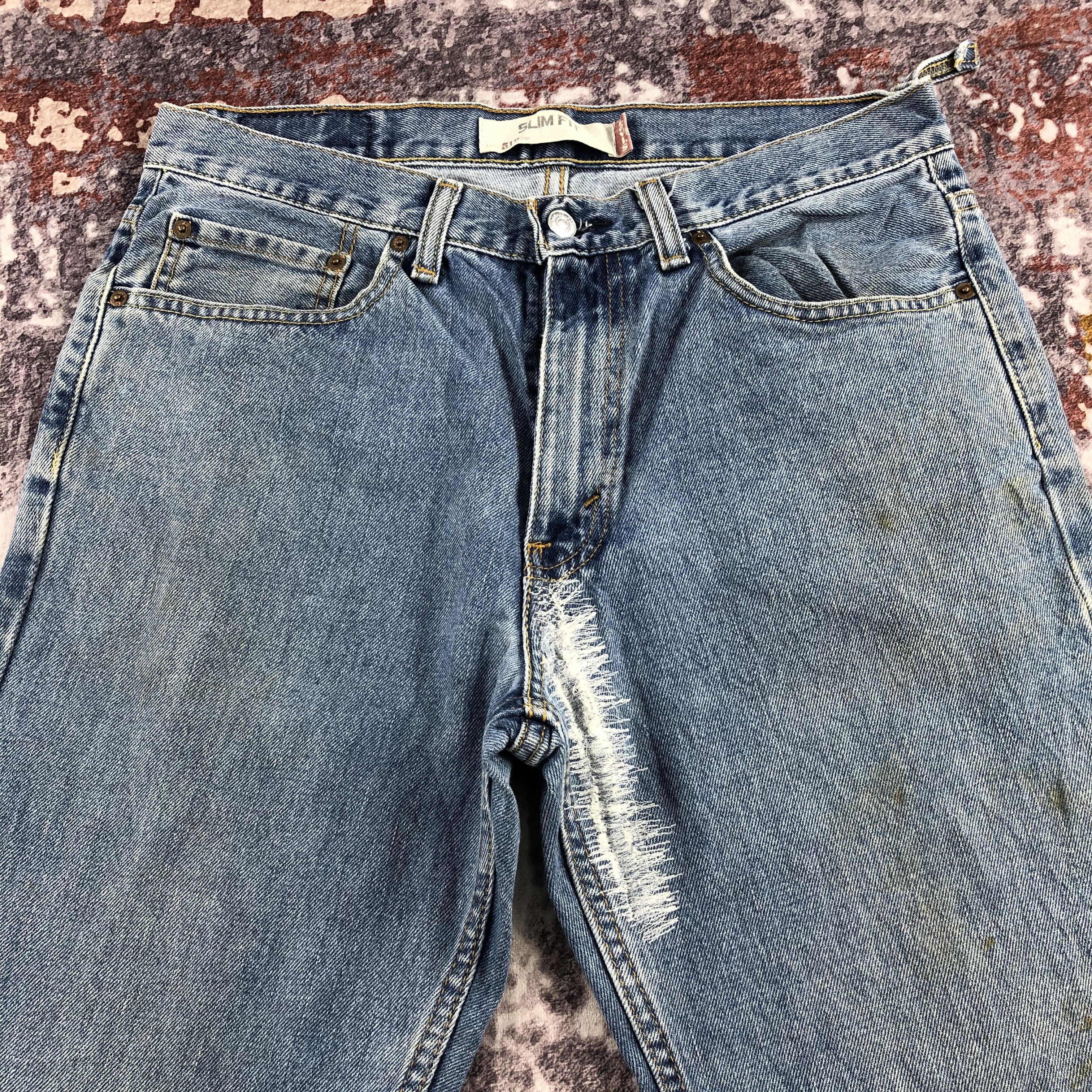 Levi's × Vintage Vintage Blue Wash Levis 512 Jeans-JM2484 Size US 34 / EU 50 - 3 Thumbnail
