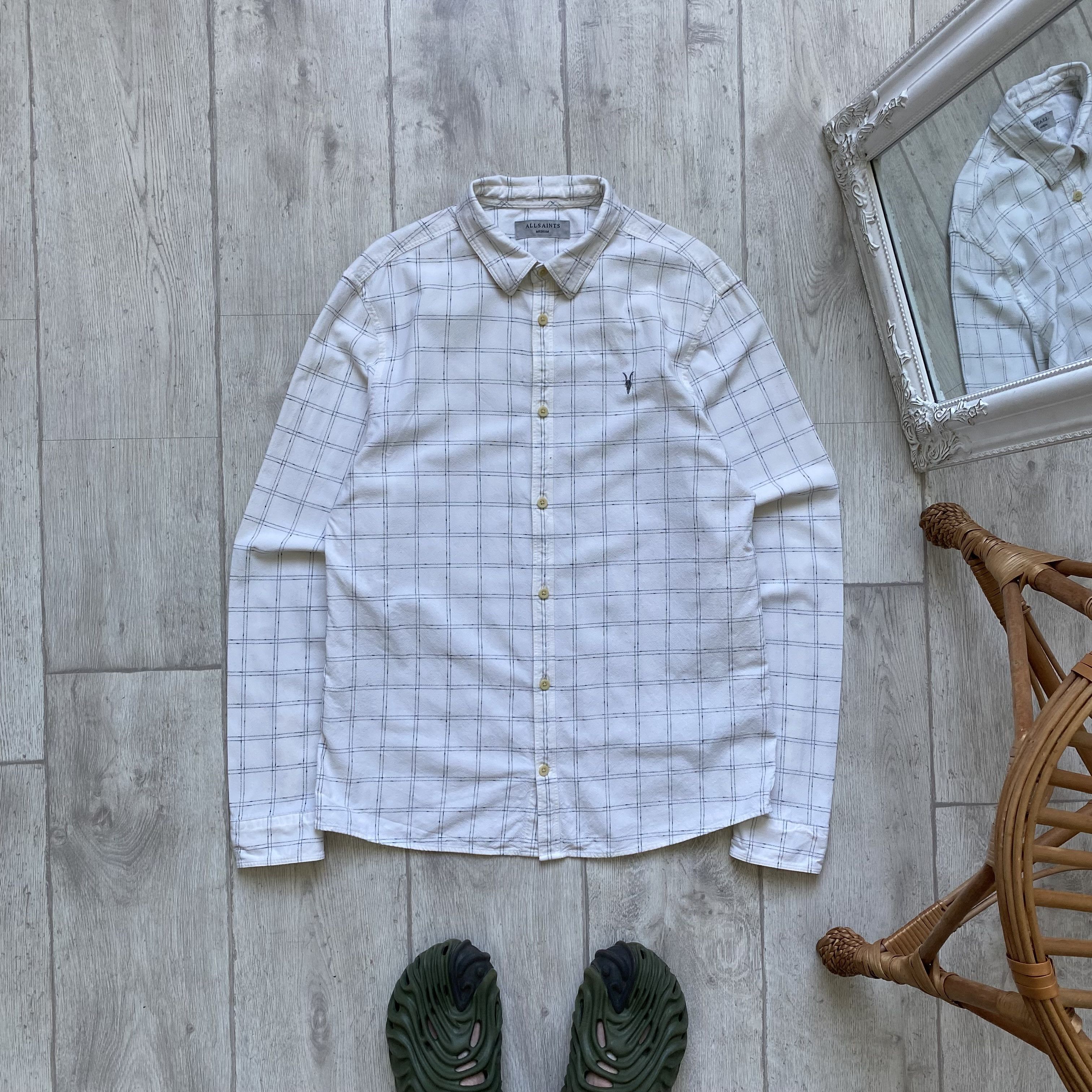 Allsaints 💛 Premium Allsaint flannel shirt button up Size US M / EU 48-50 / 2 - 1 Thumbnail