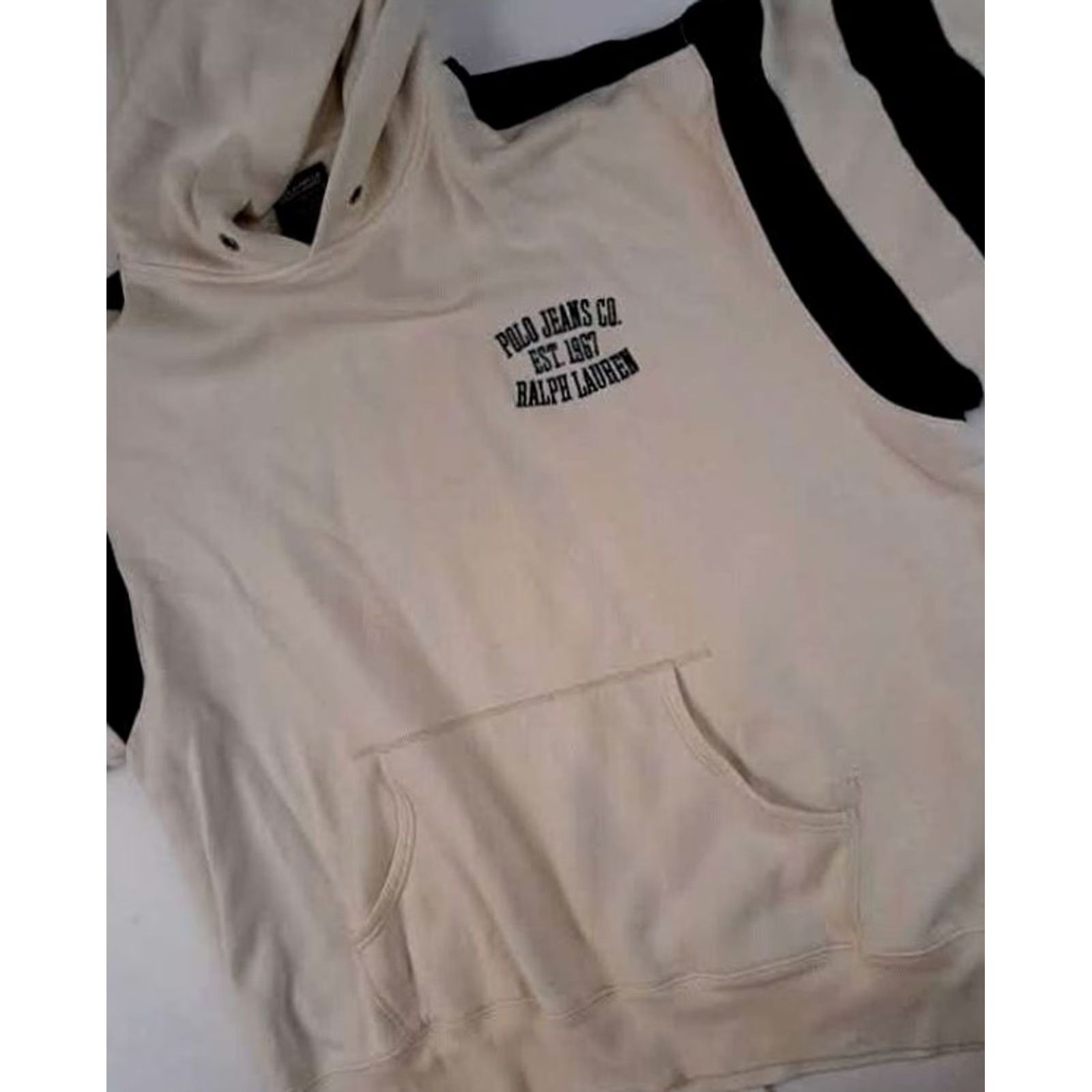 Polo Ralph Lauren Polo Jeans Co. Ralph Lauren Hoodie Sweatshirt XL White Men's Pullover Hooded Size US XL / EU 56 / 4 - 4 Thumbnail