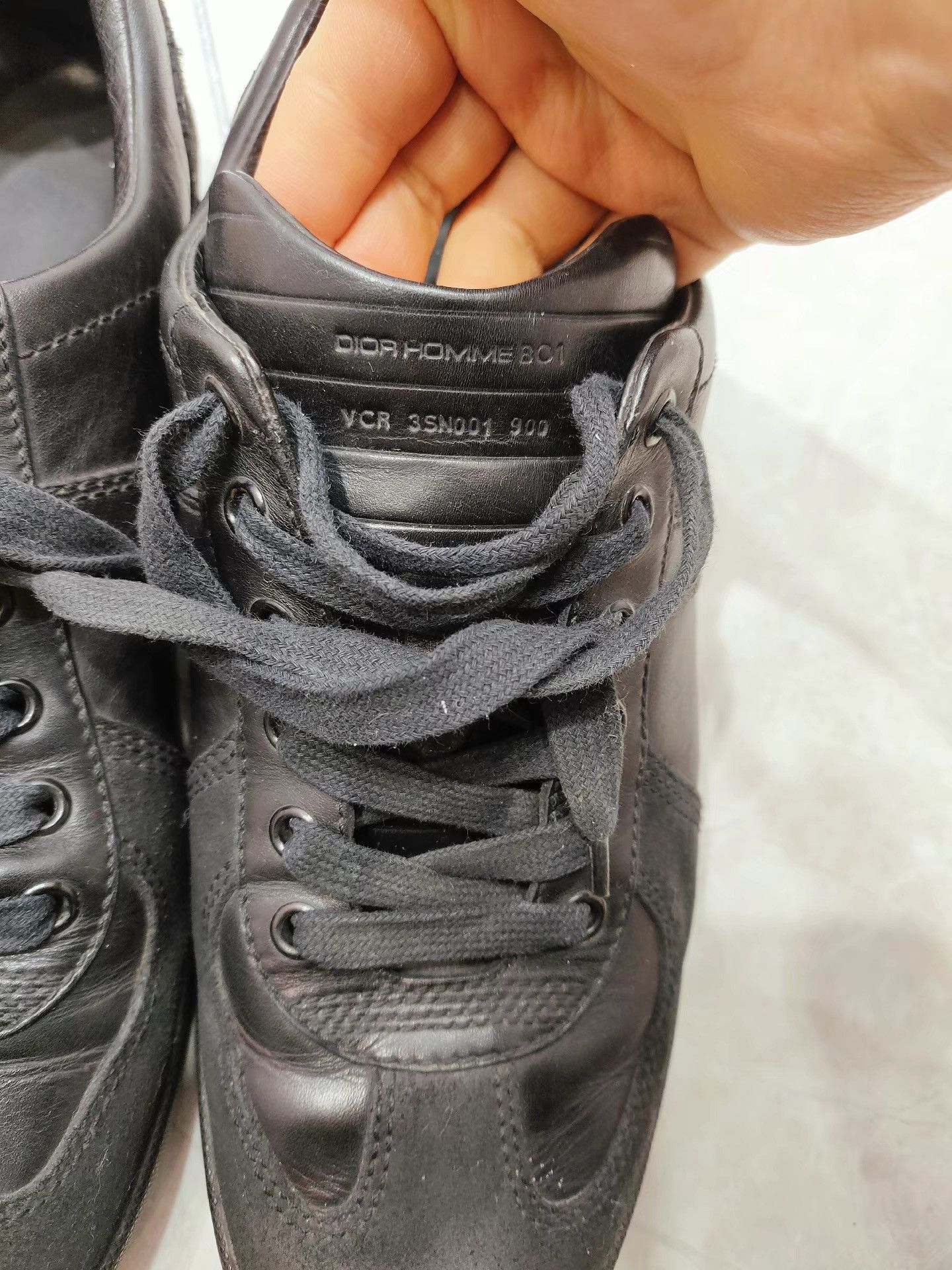 Dior Dior Men's Black Genuine Leather Casual Shoes K29 Size US 6 / EU 39 - 2 Thumbnail