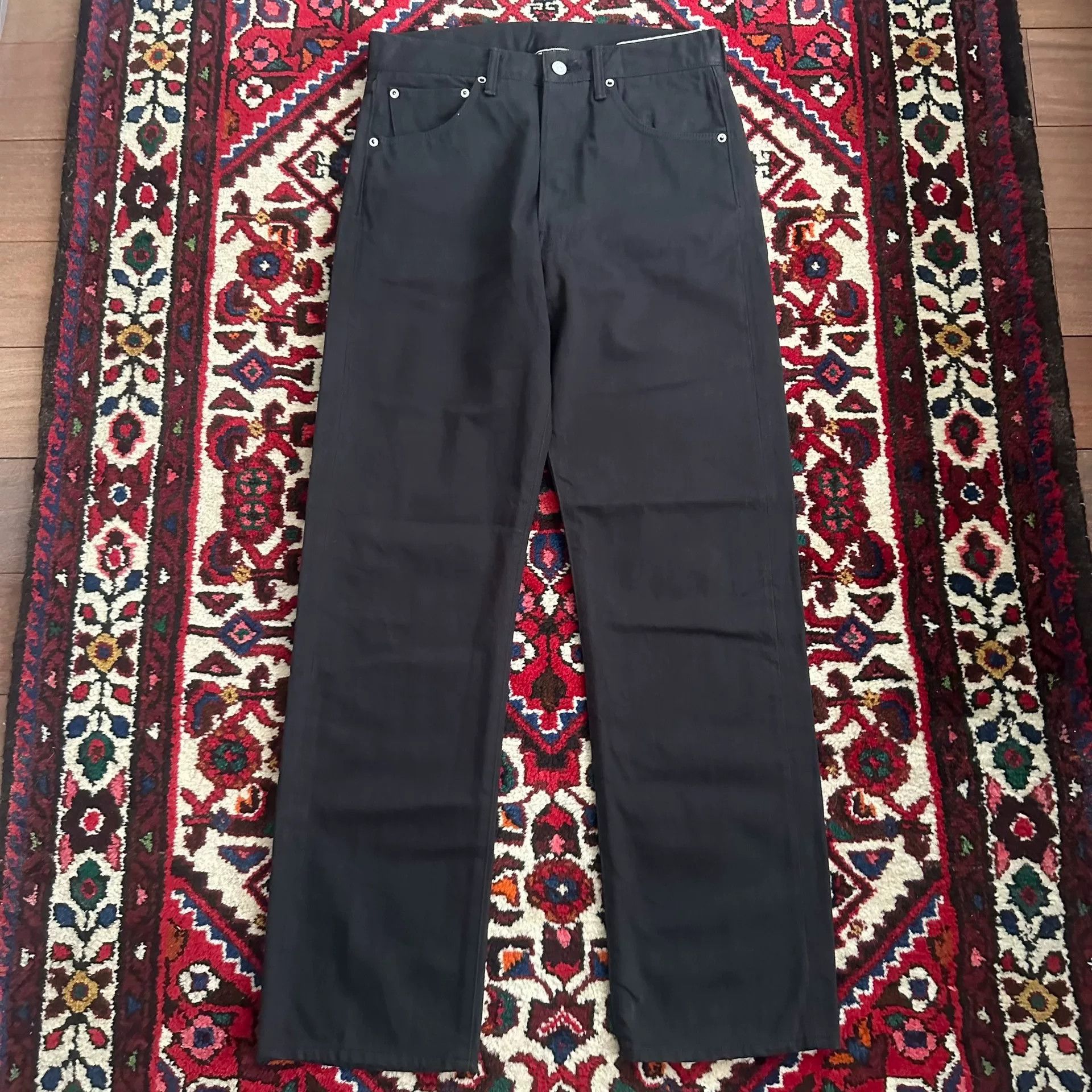 Visvim visvim black denim pants W32 L30 Size US 32 / EU 48 - 1 Thumbnail