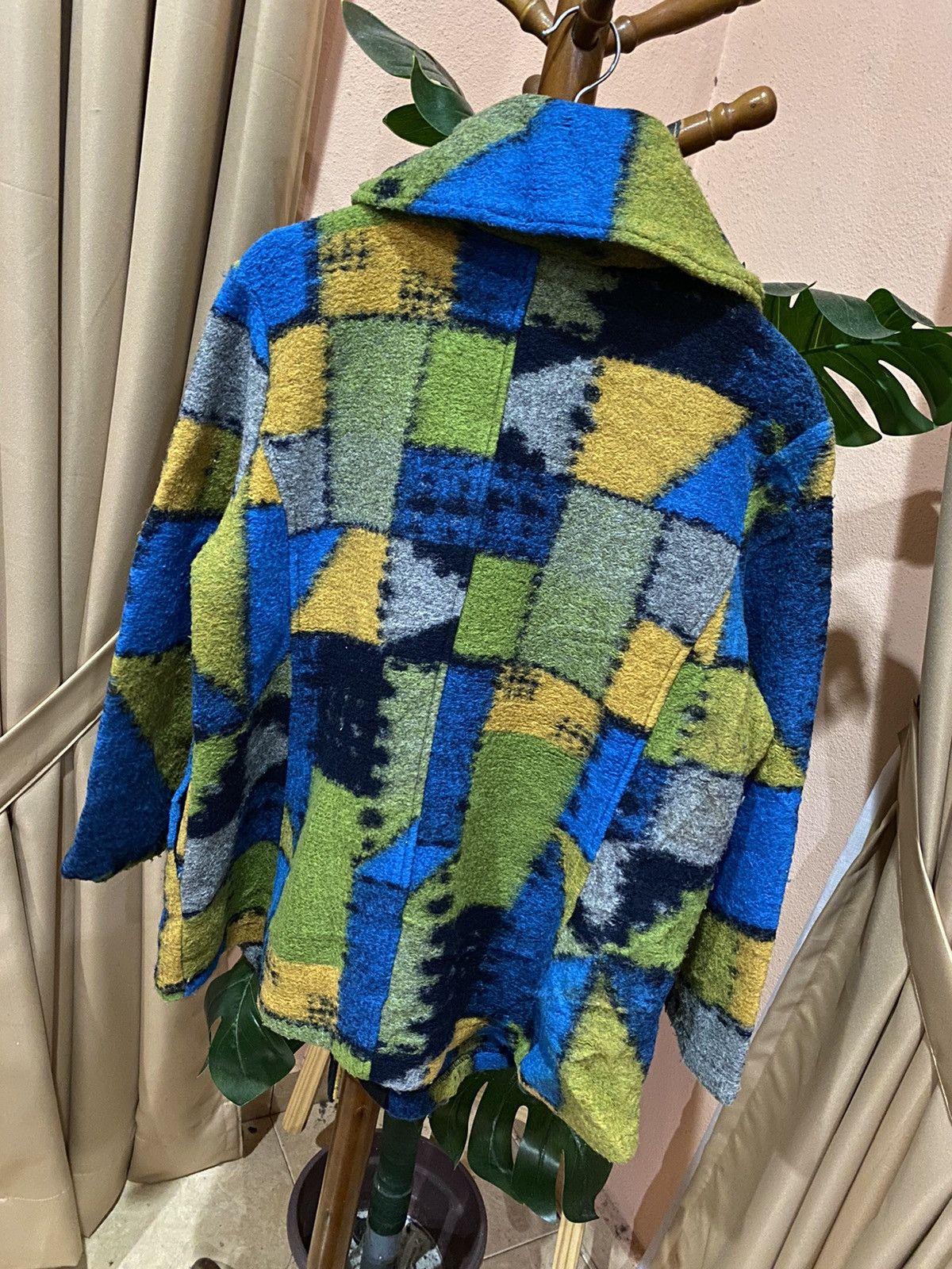 If Six Was Nine × Japanese Brand Unique Vintage La Monet Tokyo Wool Jacket Abstract Size US L / EU 52-54 / 3 - 6 Thumbnail