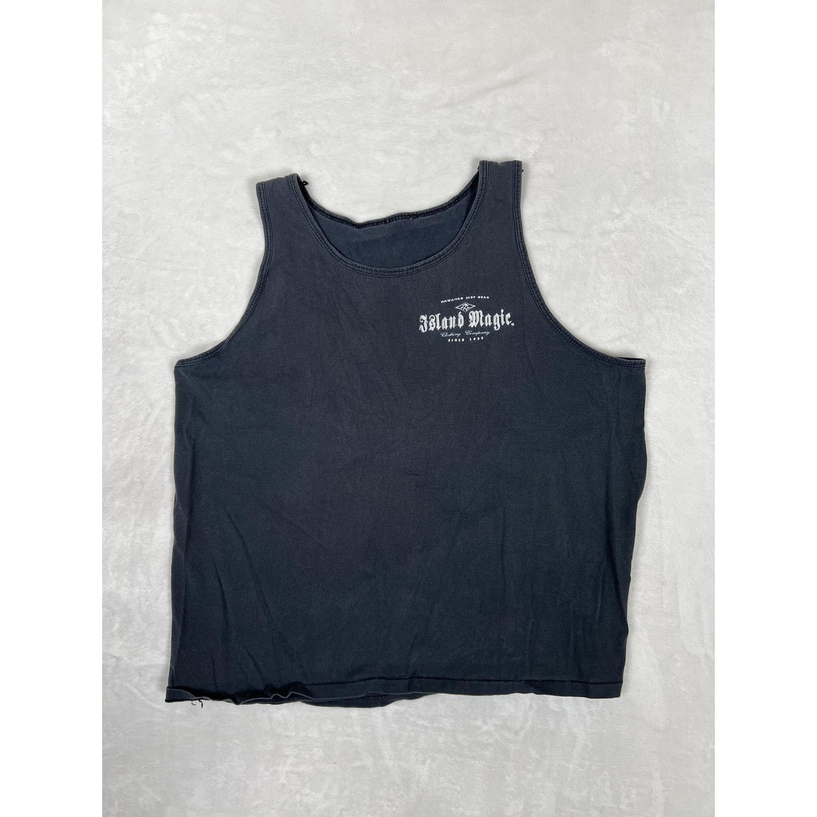 Vintage Vintage Island Magic Tank Top Shirt Mens Large Black Hawaiia Size US L / EU 52-54 / 3 - 2 Thumbnail
