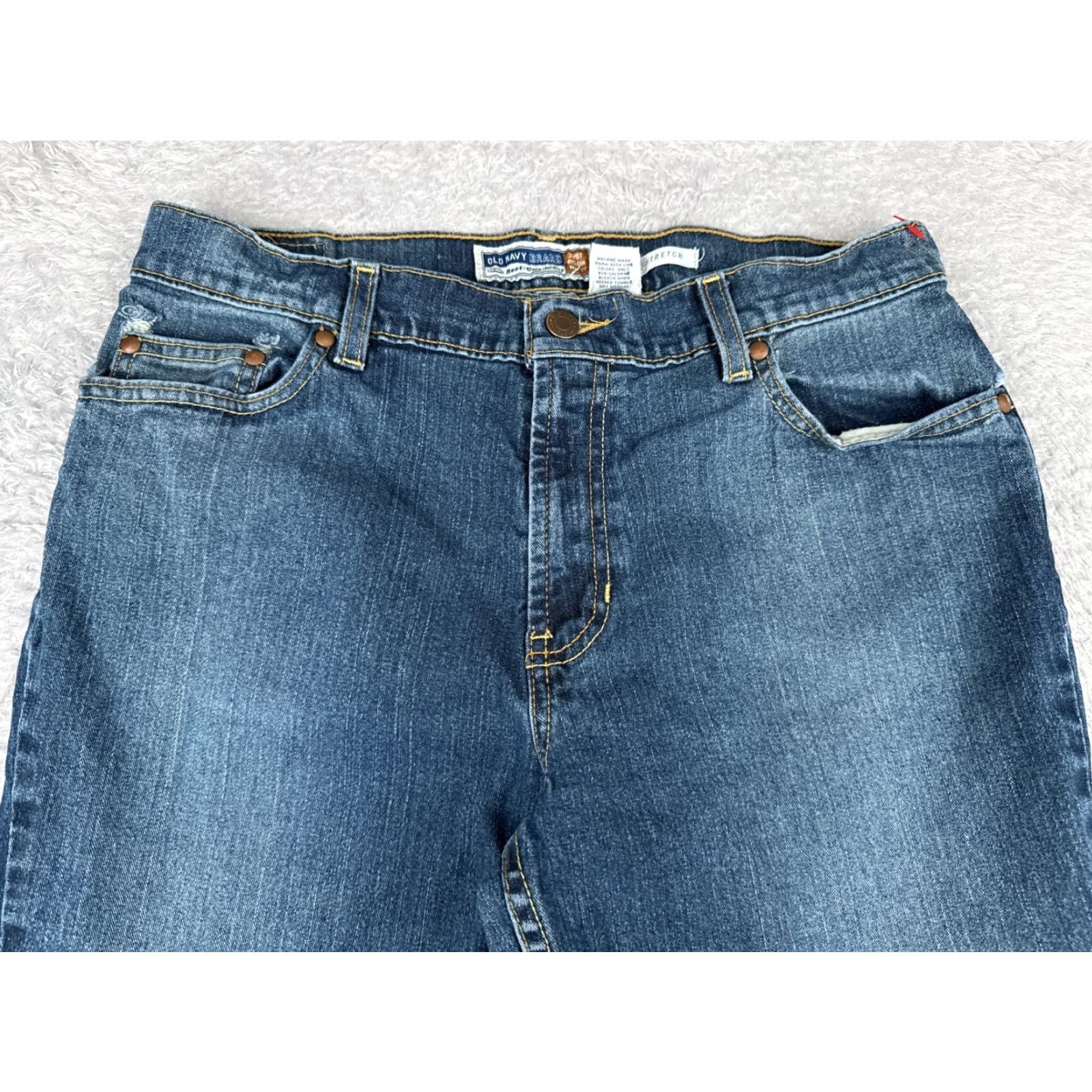 Old Navy Old Navy Jeans Womens 12 Bootcut Mid Rise Stretch Denim Pants 31x32 Blue Regular Denim Bootcut Womens Size 34" / US 12 / IT 48 - 4 Thumbnail