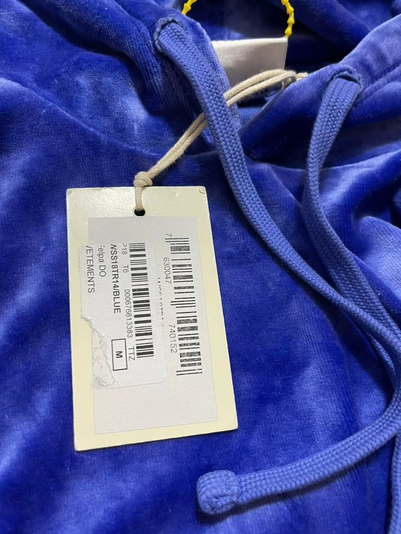 Vetements Vetements Fashion brand sequined velvet hoodie Size US M / EU 48-50 / 2 - 7 Thumbnail