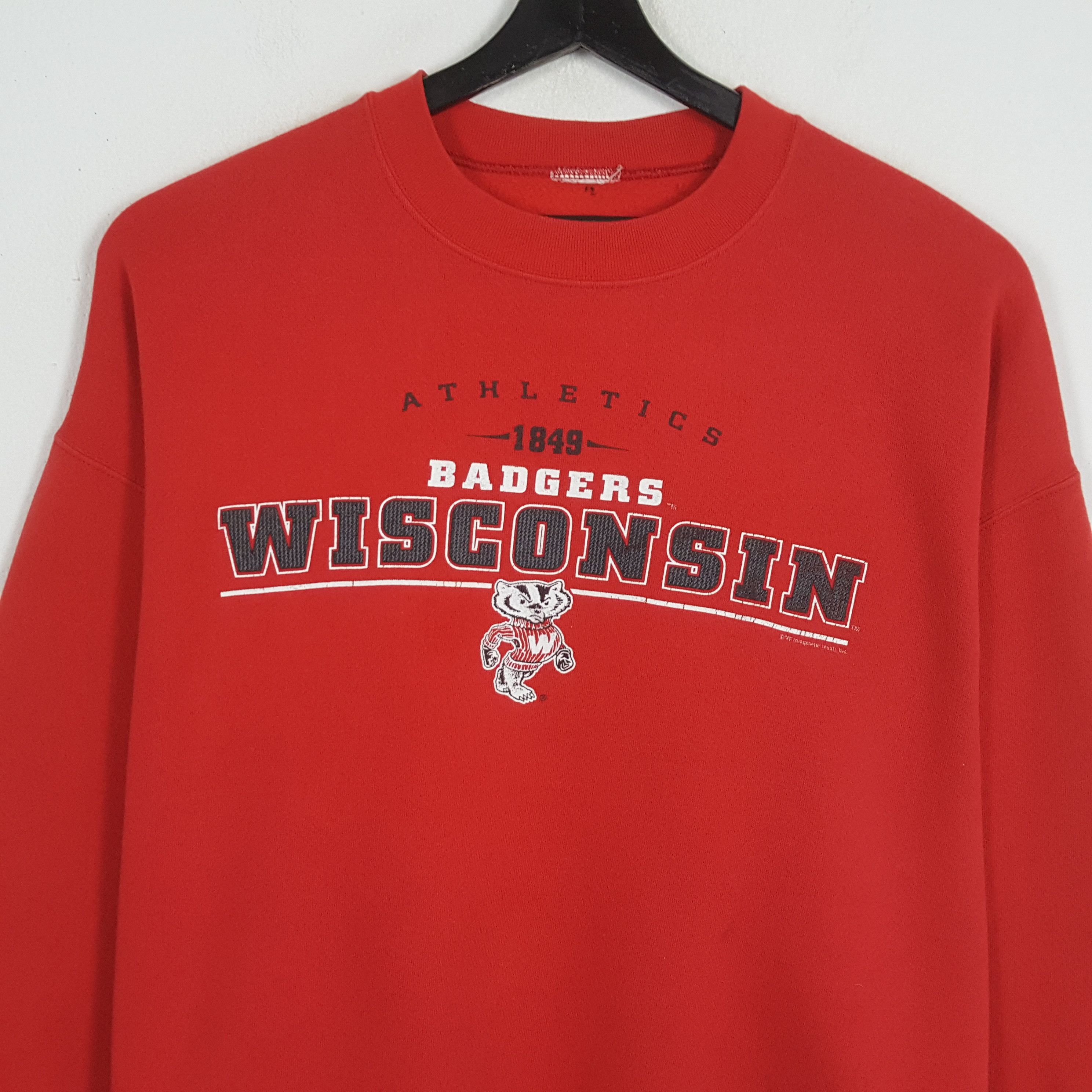 NFL × Vintage BADGERS WISCONSIN NFL Football Vintage Sweatshirt Size US XXL / EU 58 / 5 - 2 Thumbnail