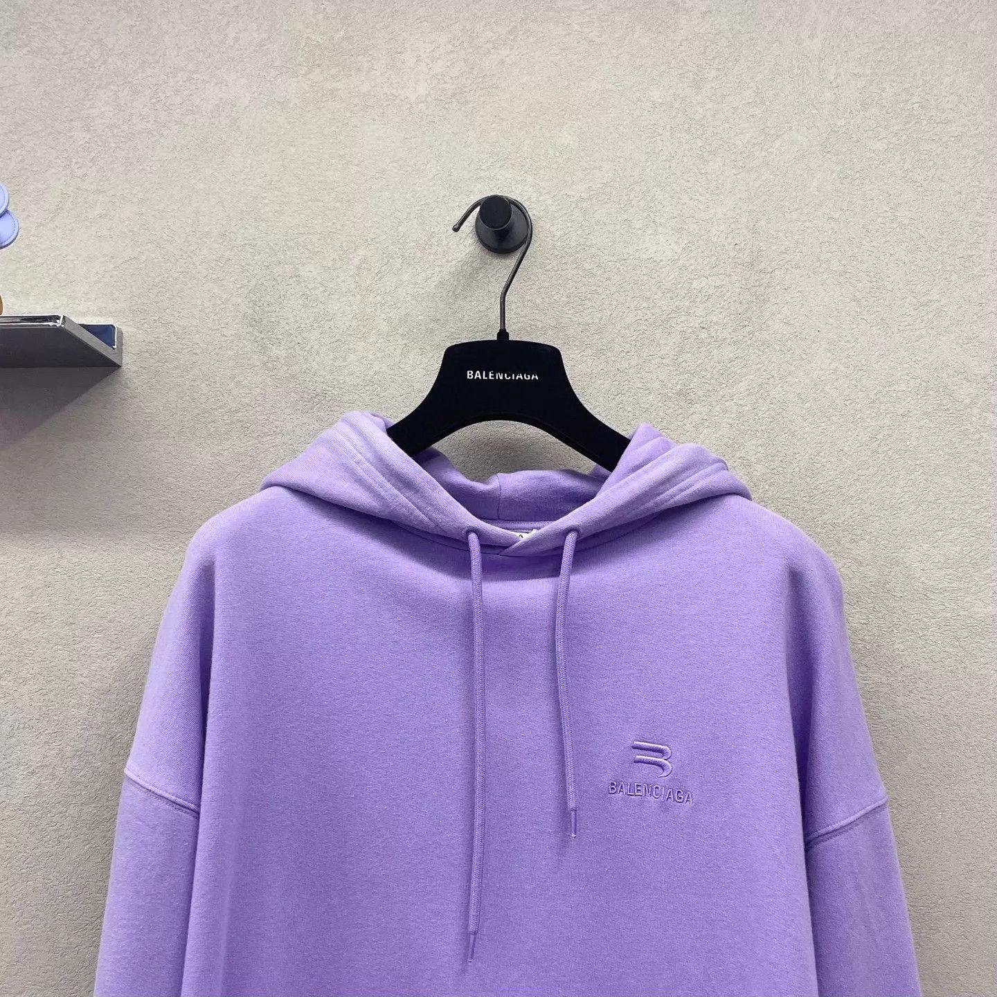 Balenciaga Balenciaga Lavender Embroidered Logo Sweatshirt M Size US M / EU 48-50 / 2 - 4 Thumbnail