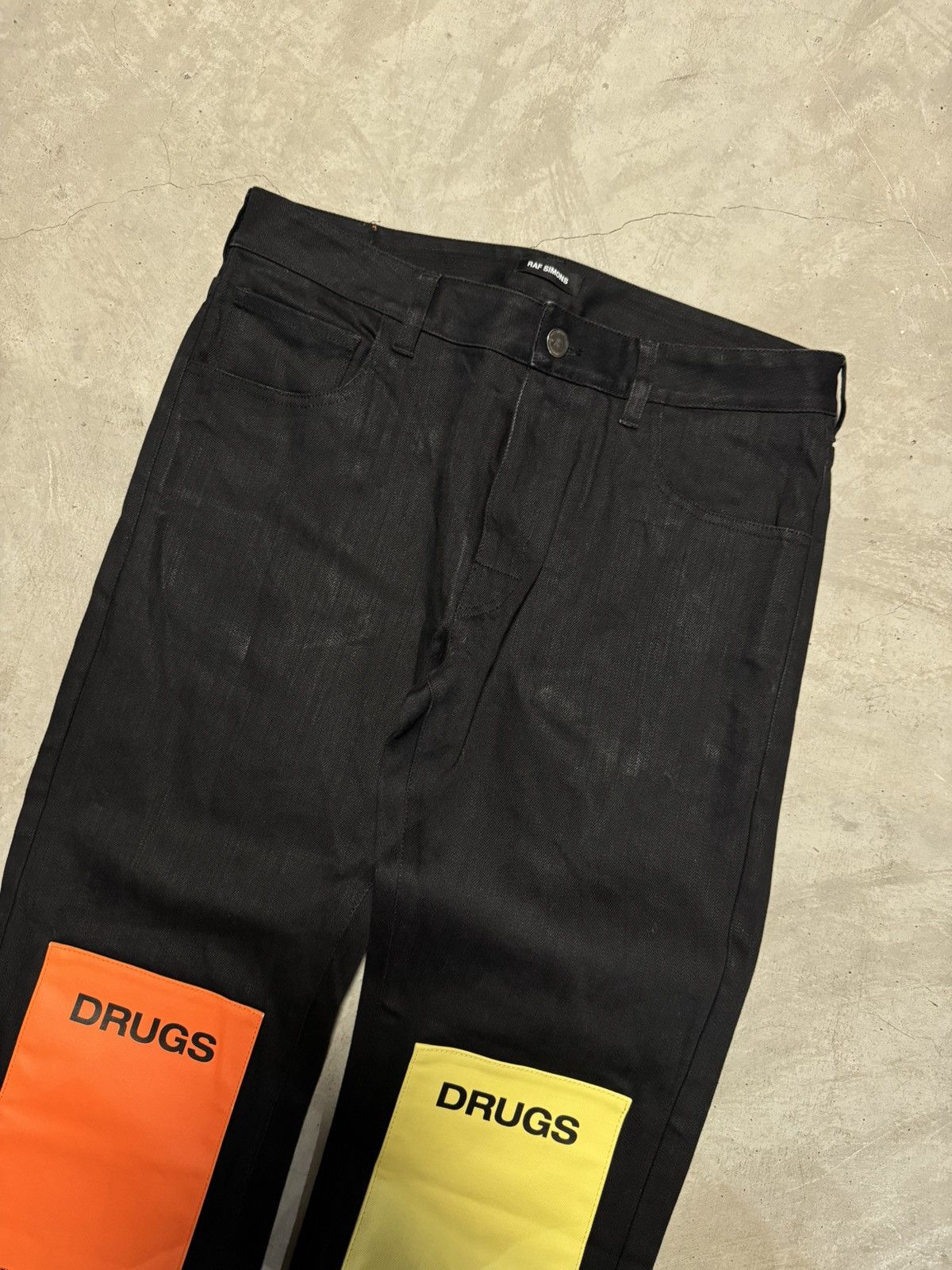 Raf Simons Raf Simons FW18 Drugs denim Size US 32 / EU 48 - 3 Thumbnail