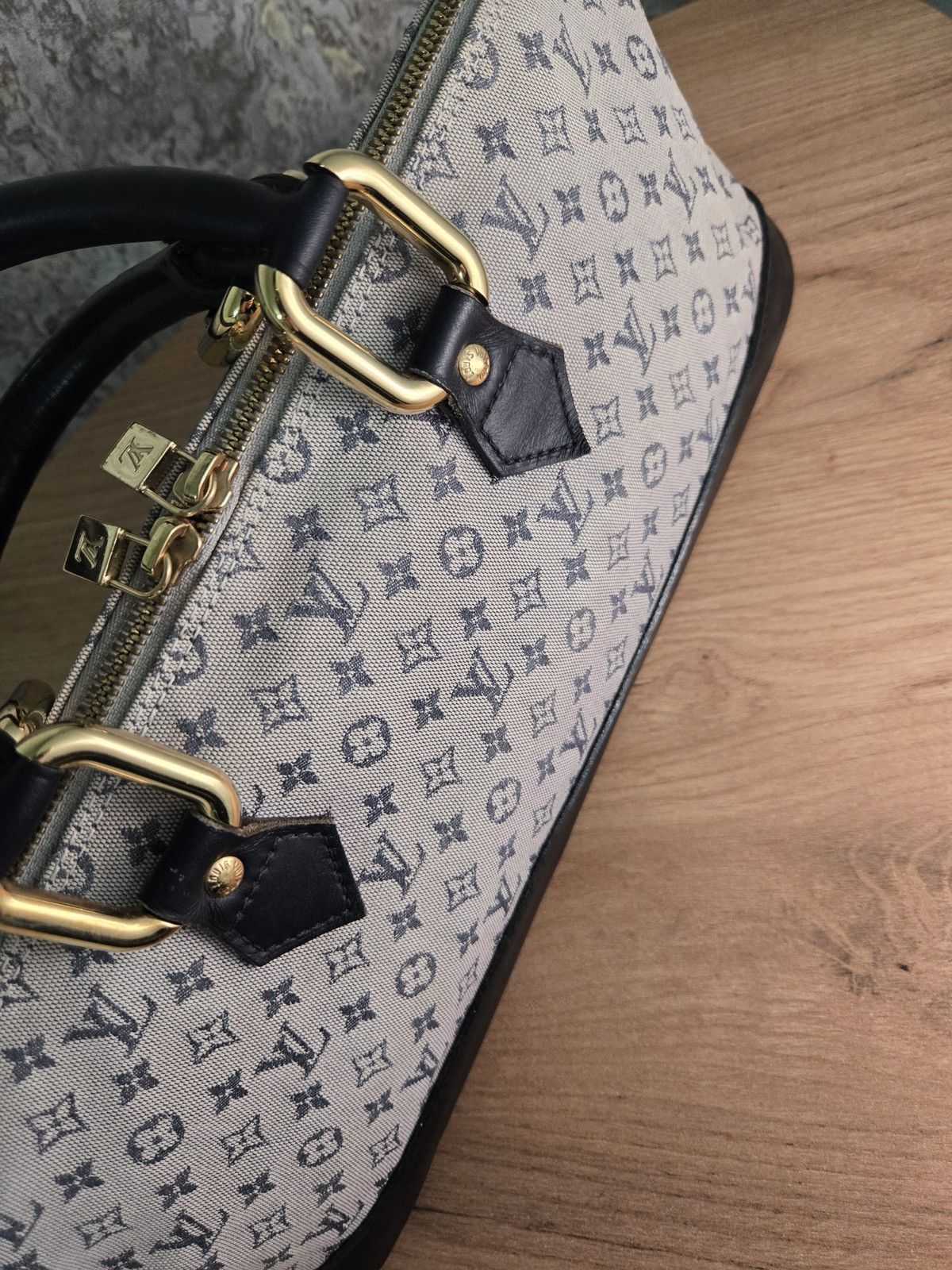 Louis Vuitton Louis Vuitton 2001 monogram mini Lin horizontal Alma Size ONE SIZE - 9 Thumbnail