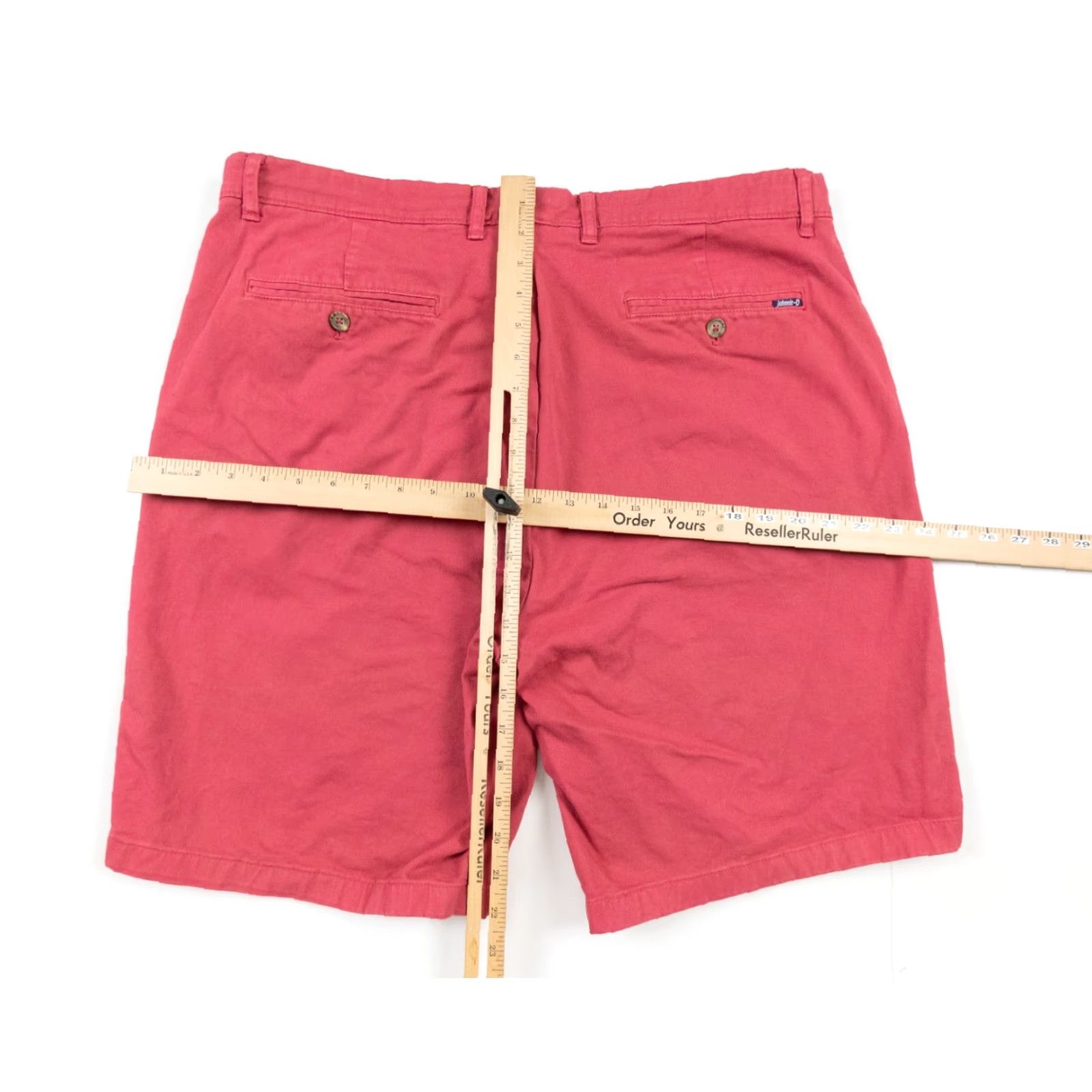 johnnie-O VINTAGE? No—Johnnie-O Men’s Stretch Chino Shorts 9" Inseam Pink 40 Regular Flat Front Casual Mens Size US 40 / EU 56 - 6 Thumbnail