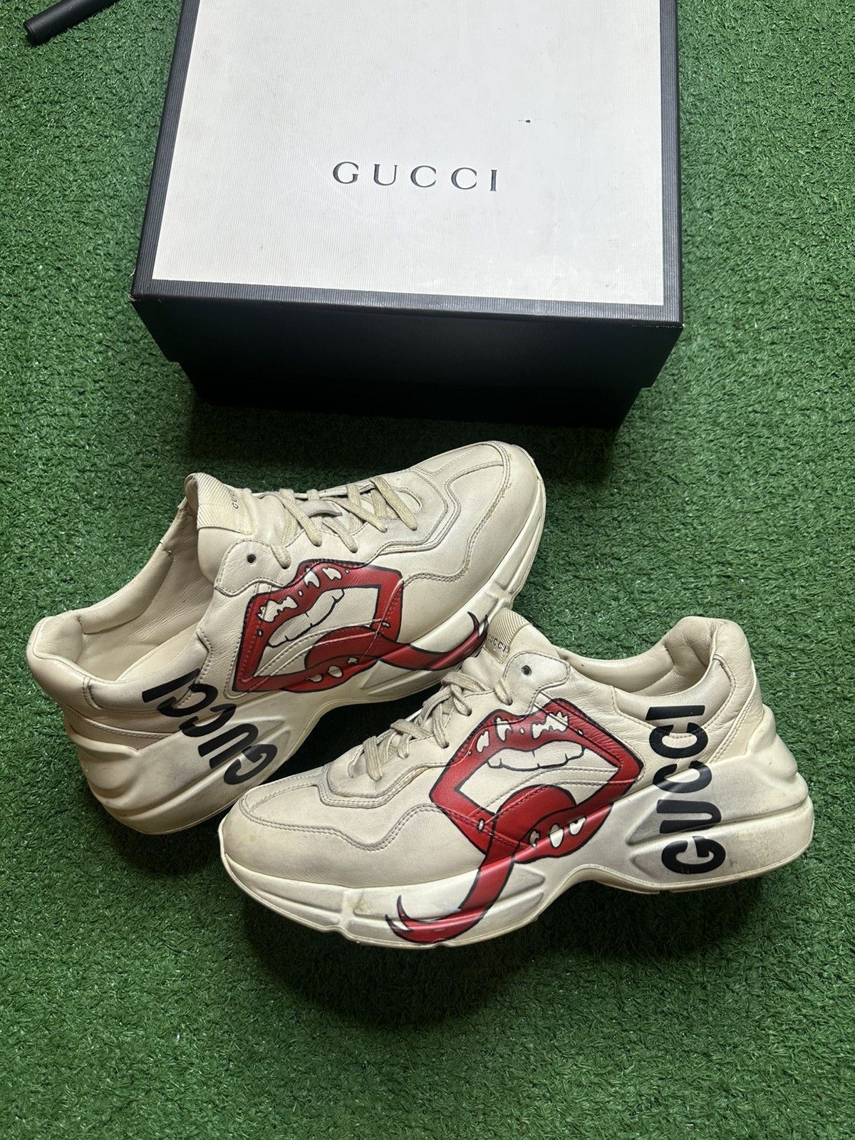 Gucci Gucci Rhython Mouth Sneaker Size US 9.5 / EU 42-43 - 1 Thumbnail
