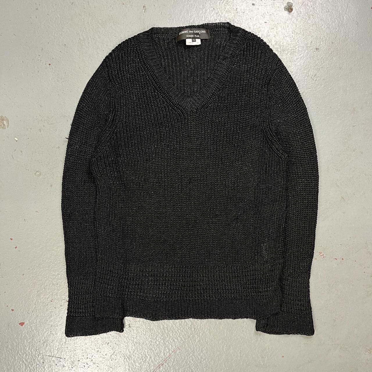 image of Comme Des Garcons Homme Plus Cdg Homme Plus Black Loose Knit, Men's (Size Small)