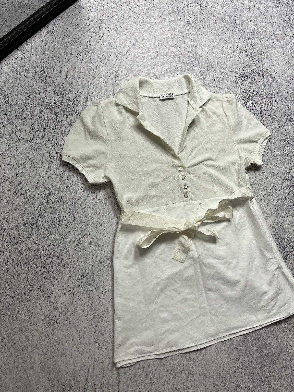 Brunello Cucinelli Brunello Cucinelli Women’s Sundress Shirt V Neck Blouse Size XS / US 0-2 / IT 36-38 - 8 Thumbnail