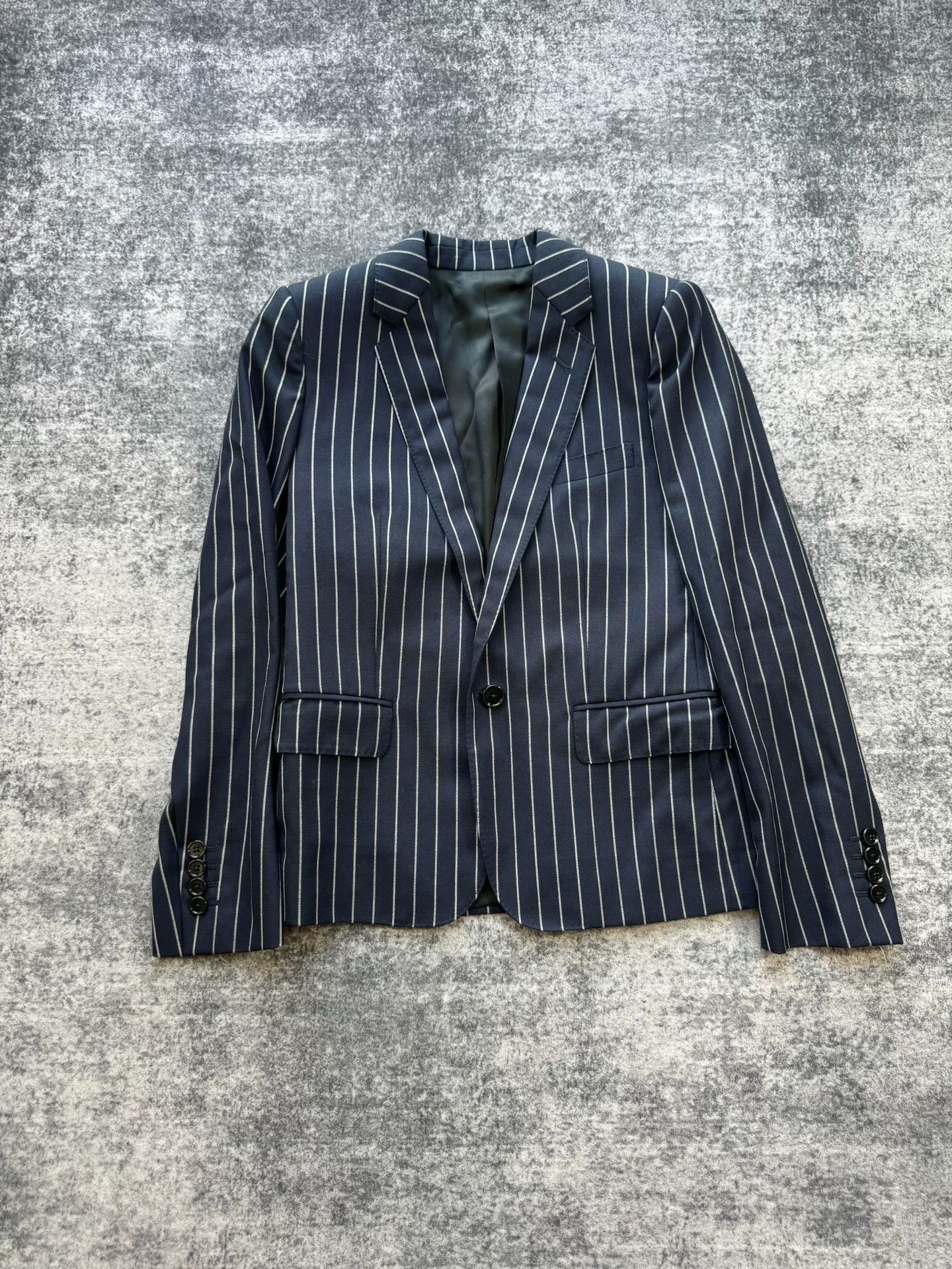Celine Celine Striped Shoulder Pad Blazer Size XS / US 0-2 / IT 36-38 - 1 Thumbnail