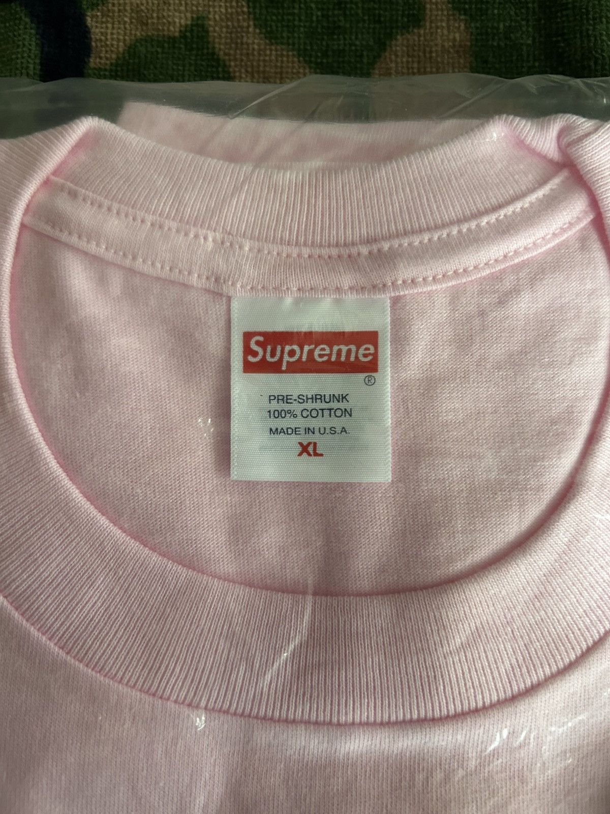Supreme Supreme New York Tee Light Pink XL SS23 Size US XL / EU 56 / 4 - 4 Thumbnail