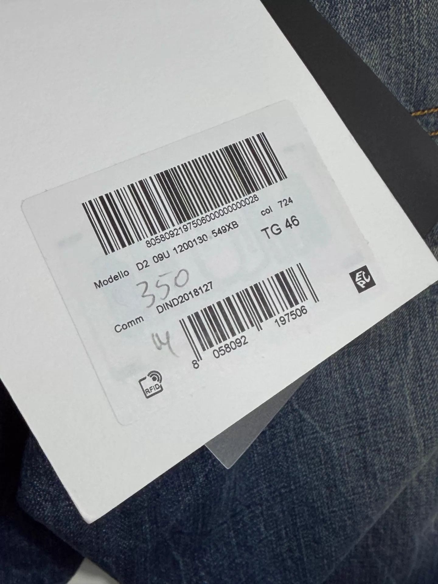 Moncler Moncler x Fragment Design Men's Slim Jeans 46 Size US 30 / EU 46 - 8 Thumbnail