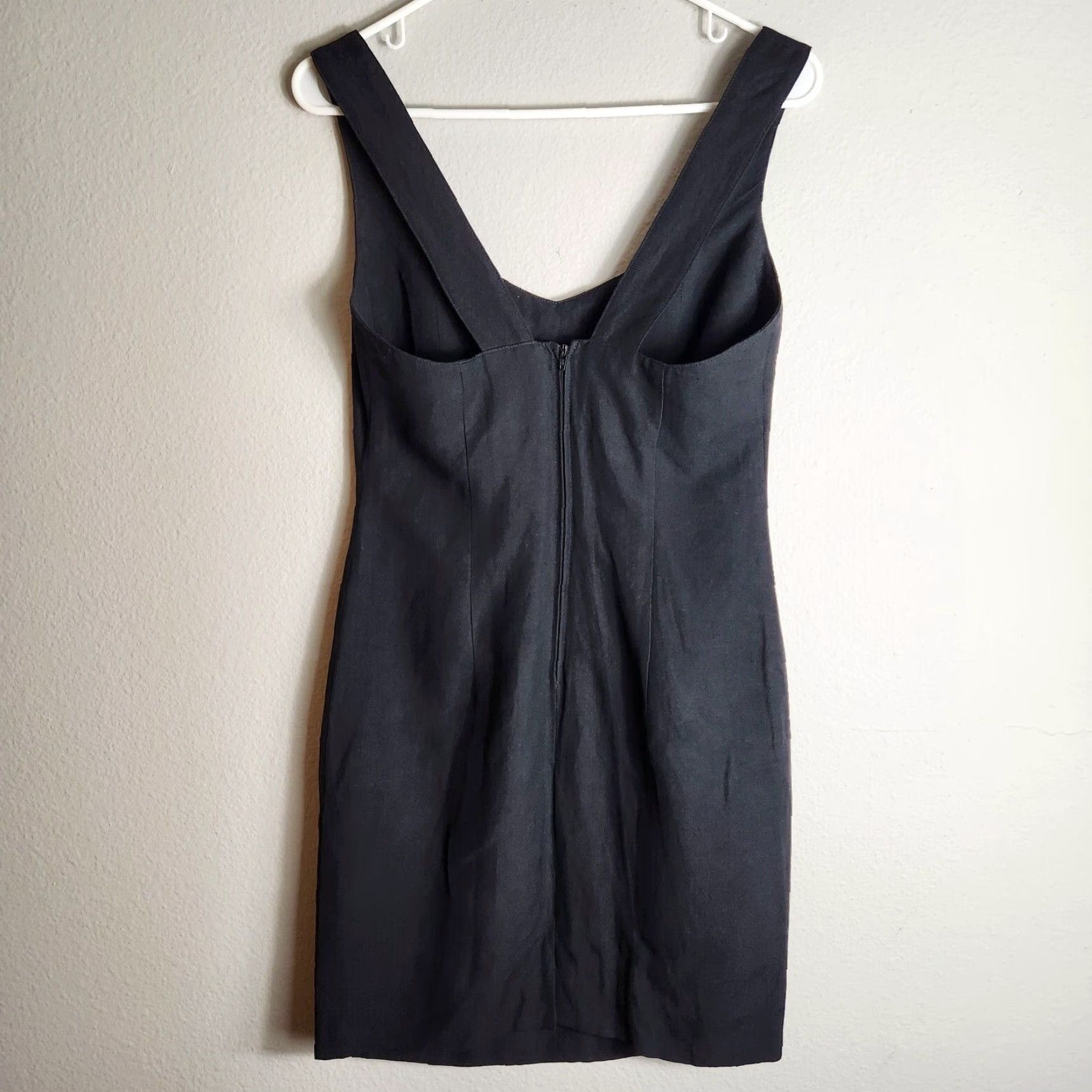 Byblos Byblos Linen Black Sleeveless Sheath Dress EU 42/US 6 NWT Size M / US 6-8 / IT 42-44 - 4 Thumbnail