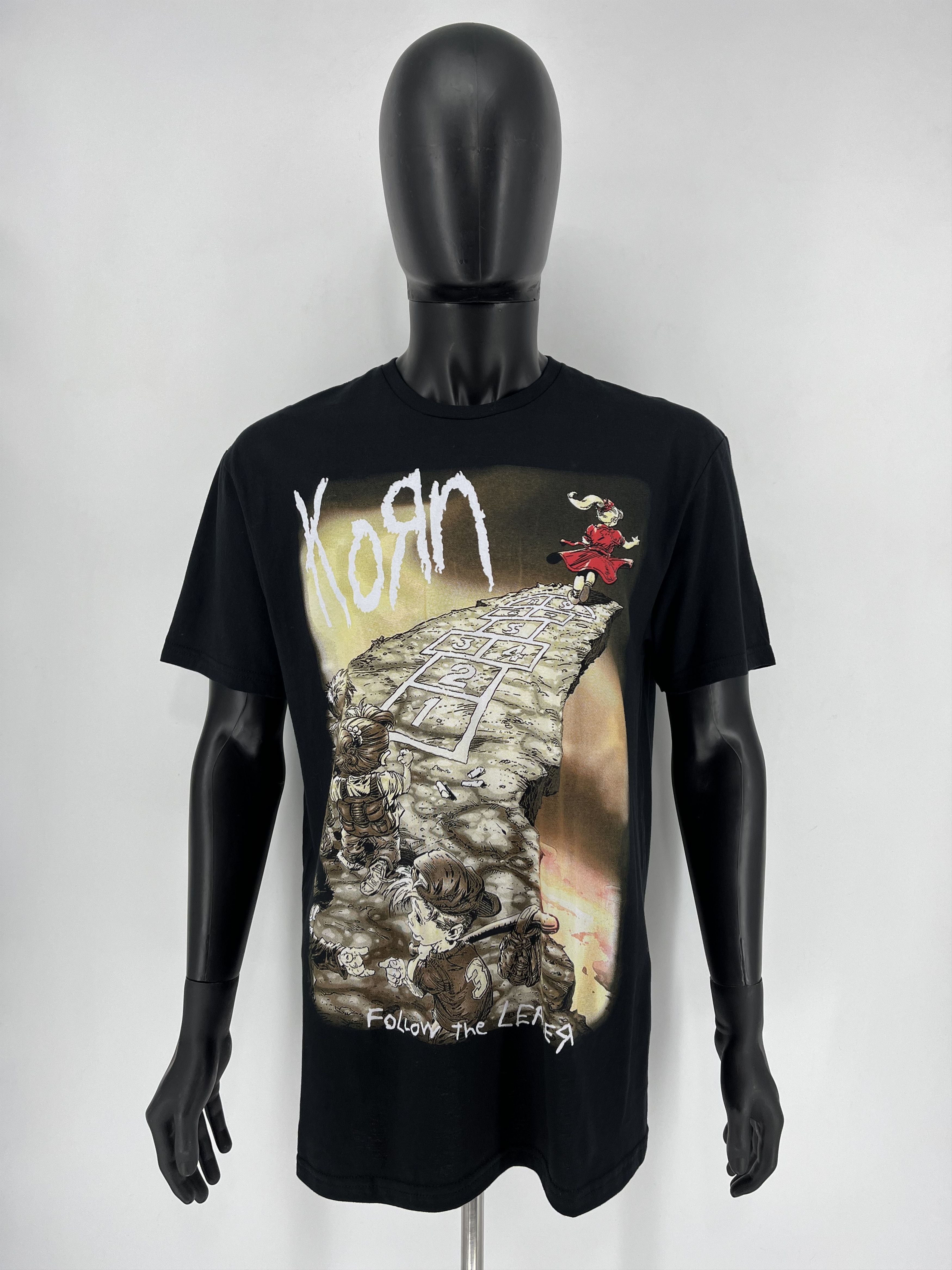 Band Tees × Vintage Vintage Y2K KORN Band Tour Rock T-shirt Streetwear 90s Style Size US L / EU 52-54 / 3 - 2 Thumbnail