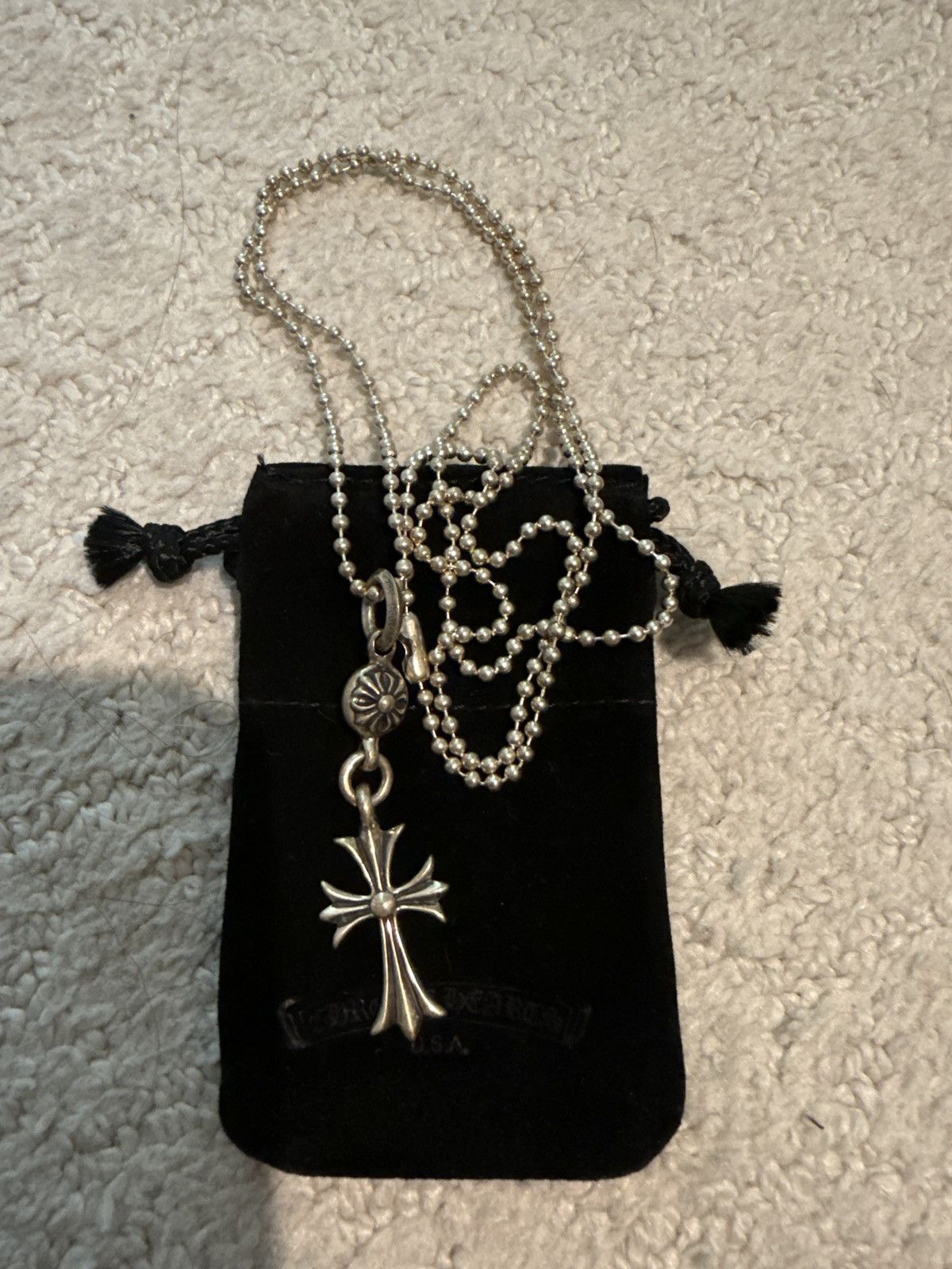 Chrome Hearts Tiny Cross Pendant