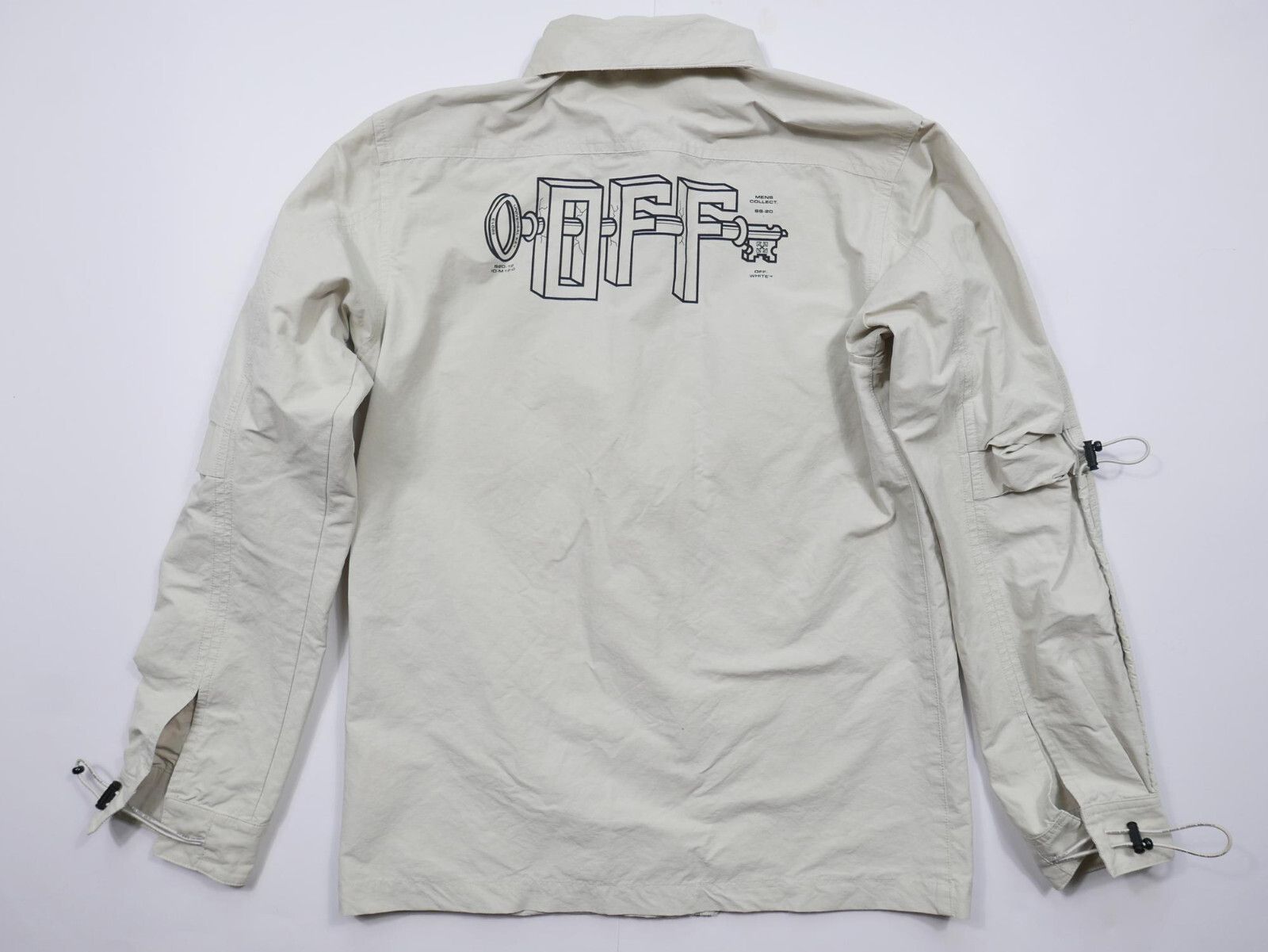 Off-White Off-White Jacket Shirt Universal Key Beige Ivory Cargo S Size US S / EU 44-46 / 1 - 2 Thumbnail