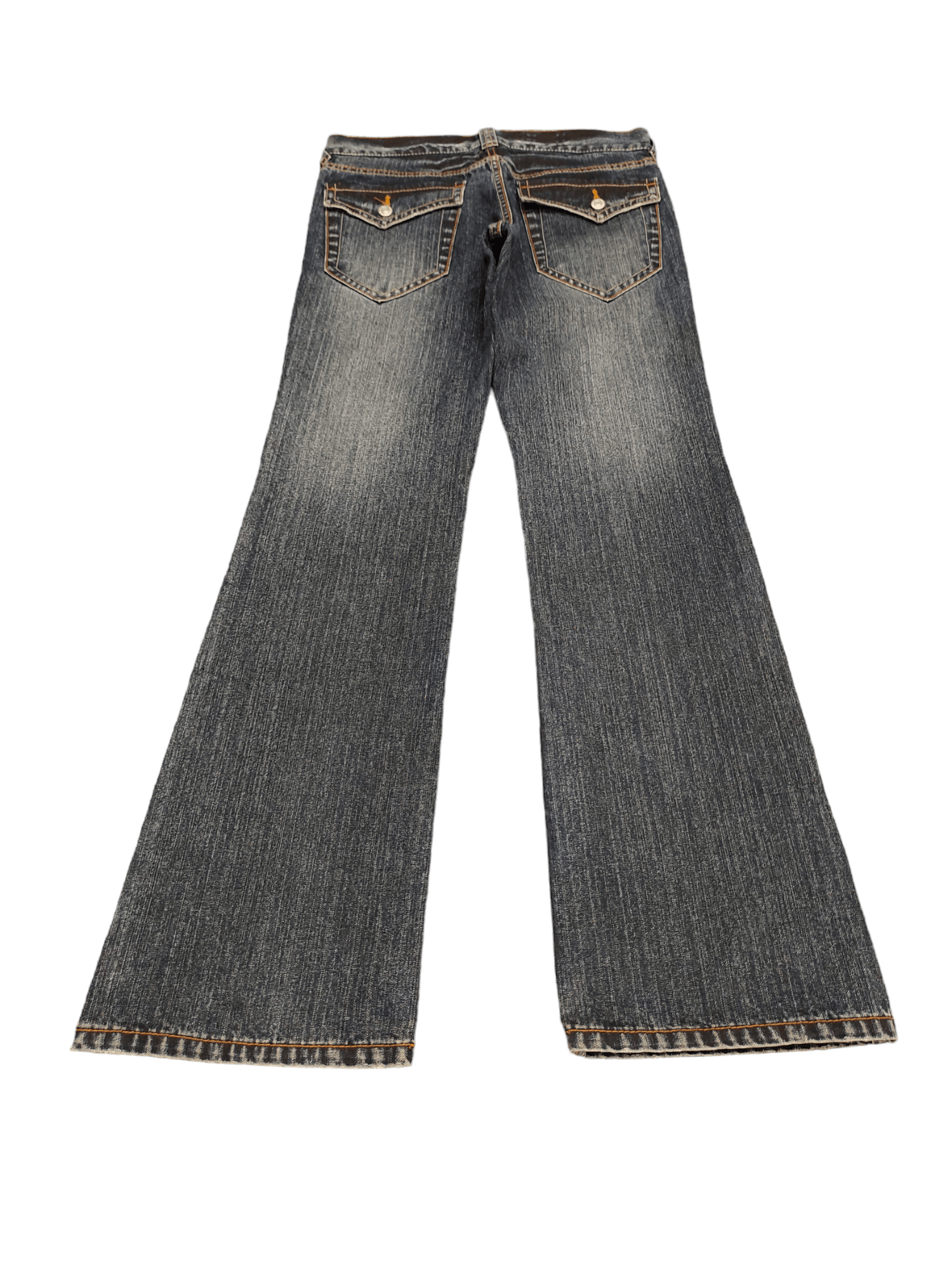 If Six Was Nine Flare Jeans Japan Waxed Faded Boot Cut Y2k Xfrm Fuga Style Size US 30 / EU 46 - 11 Thumbnail