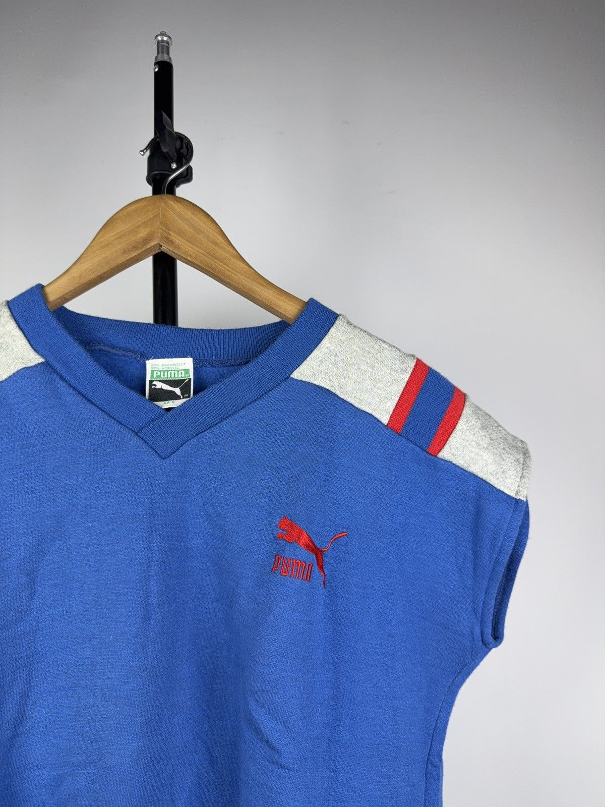Puma Vintage 90s Rare Retro Y2K Puma Sweatshirt Sleeveless Size US S / EU 44-46 / 1 - 2 Thumbnail