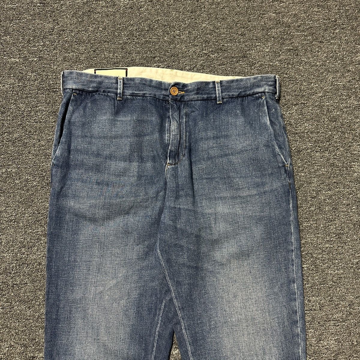 Gucci Gucci Logo Emboidered blue Jeans Size US 36 / EU 52 - 3 Thumbnail