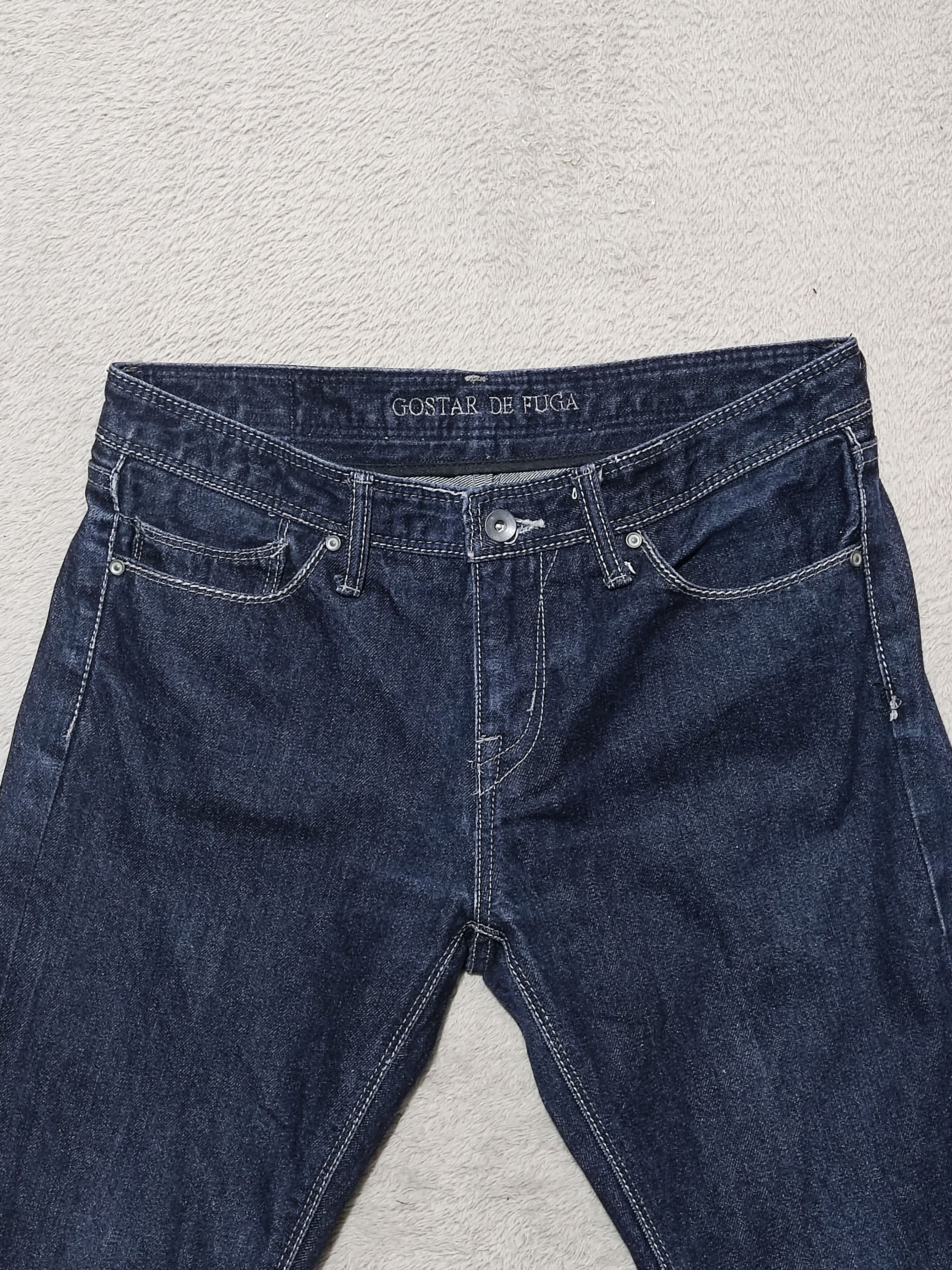 GOSTAR DE FUGA Vintage Gostar de Fuga Distressed Slim Flare Denim Pants Size 30" / US 8 / IT 44 - 3 Thumbnail