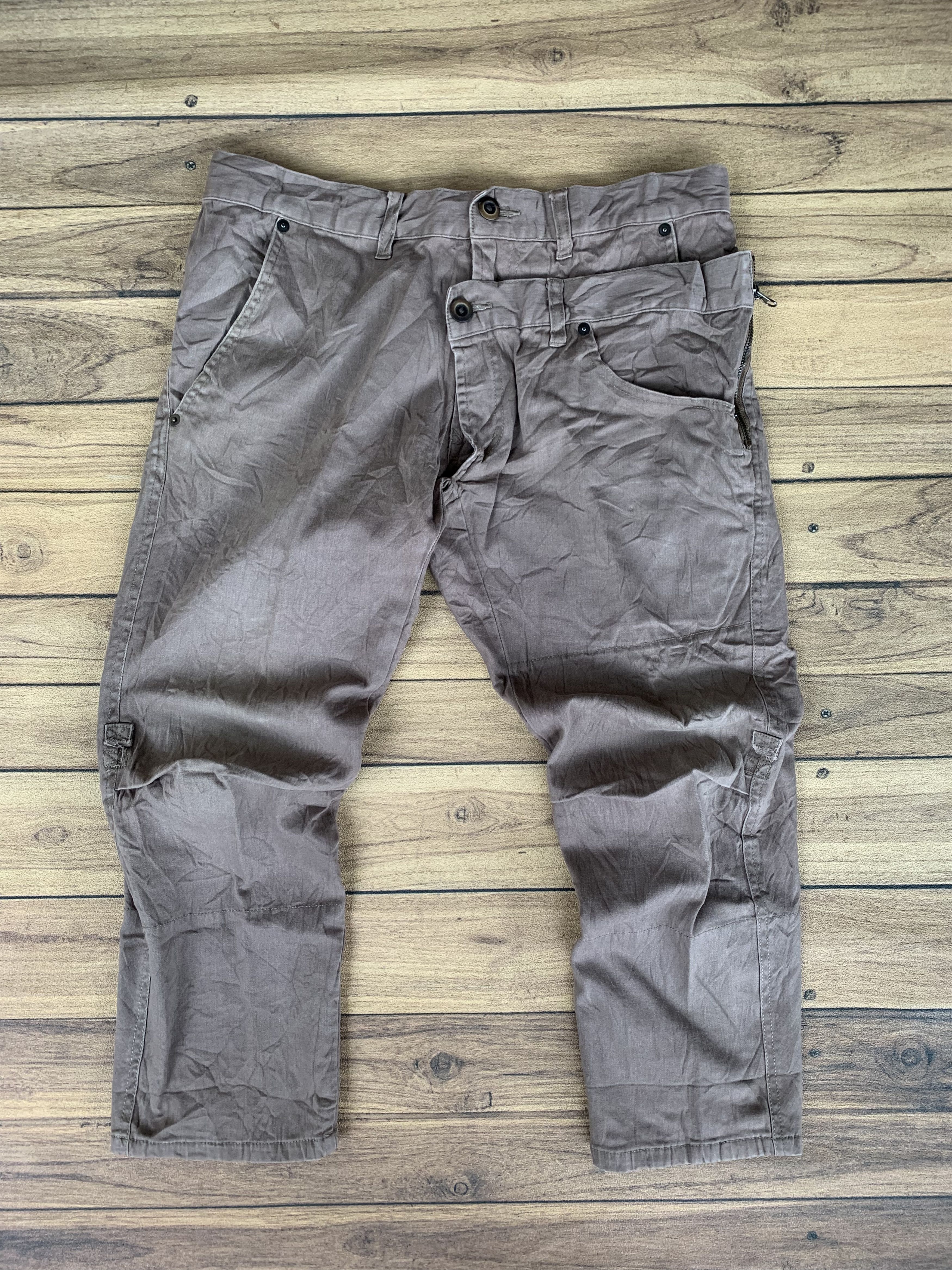 semanticdesign Semantic design doubel waist cropped pants Size US 32 / EU 48 - 1 Thumbnail