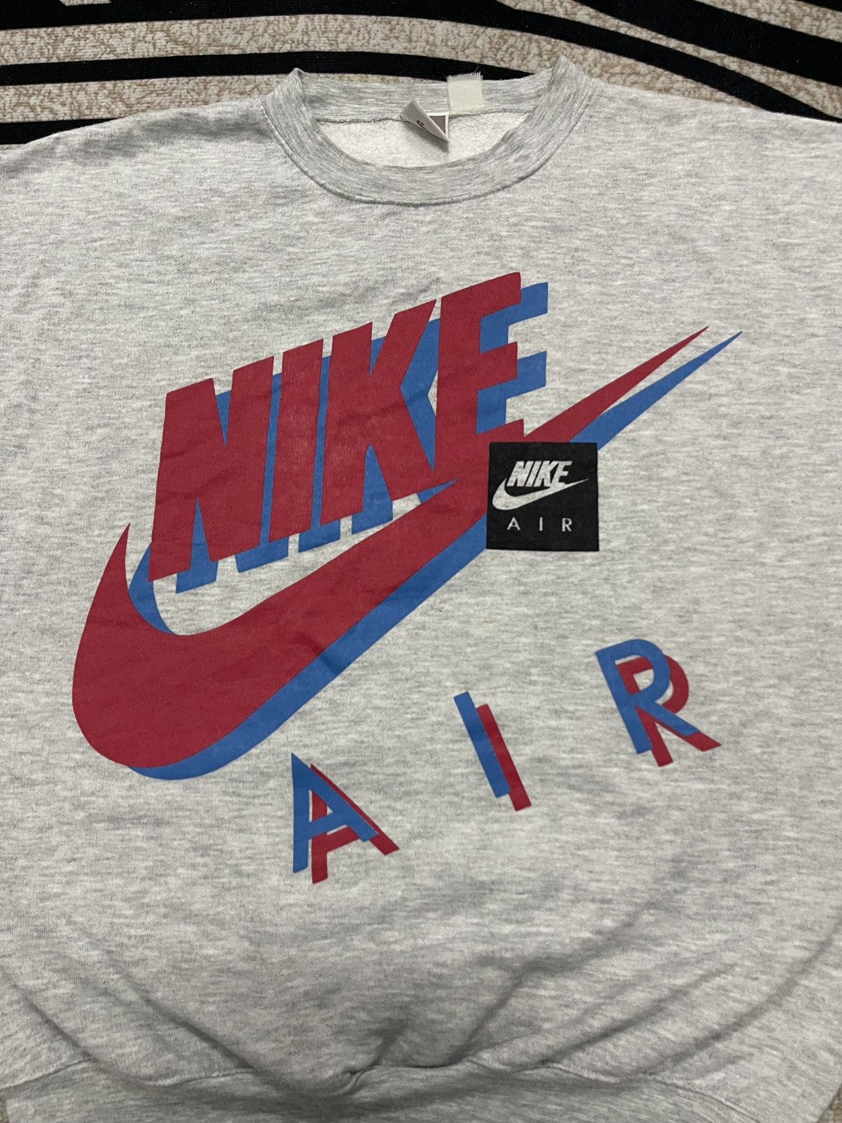 Nike 80s NIKE AIR CREWNECK BIG LOGO Size US M / EU 48-50 / 2 - 5 Thumbnail