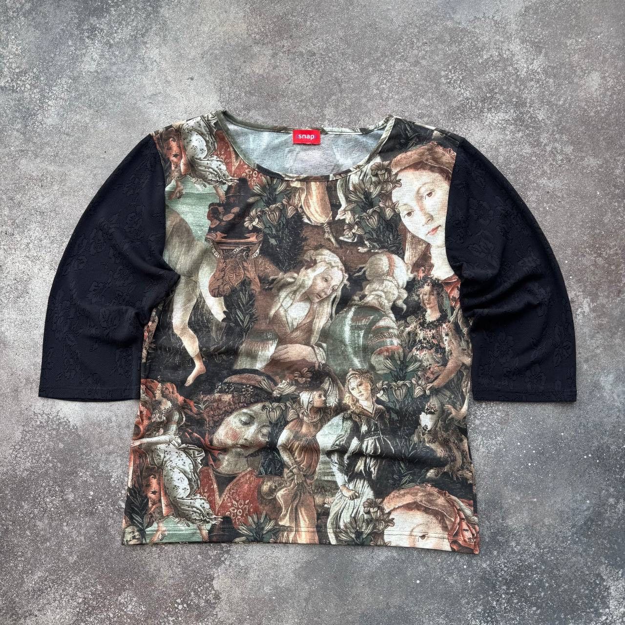 20471120 × Vintage Vive Maria Style Vintage 3/4 Sleeve Blouse Size M / US 6-8 / IT 42-44 - 2 Thumbnail