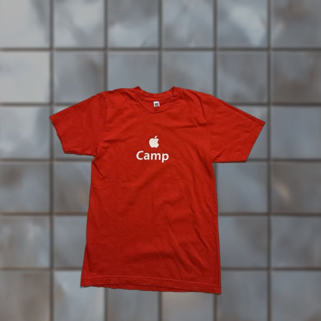 American Apparel VINTAGE Apple Camp The Learning Is On Us American Apparel T-Shirt S Mens Orange Logo Graphic Short Sleeve Small Size US S / EU 44-46 / 1 - 1 Thumbnail