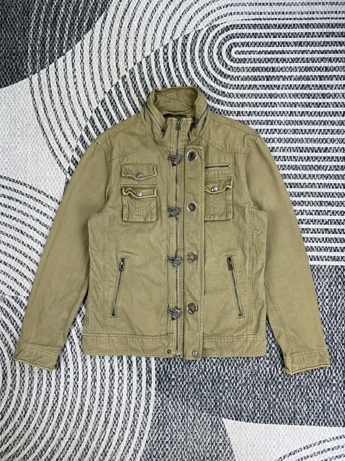 Japanese Brand Vtg Neutral Infinity Stand Collar Multipocket Field Jacket Size US M / EU 48-50 / 2 - 5 Thumbnail