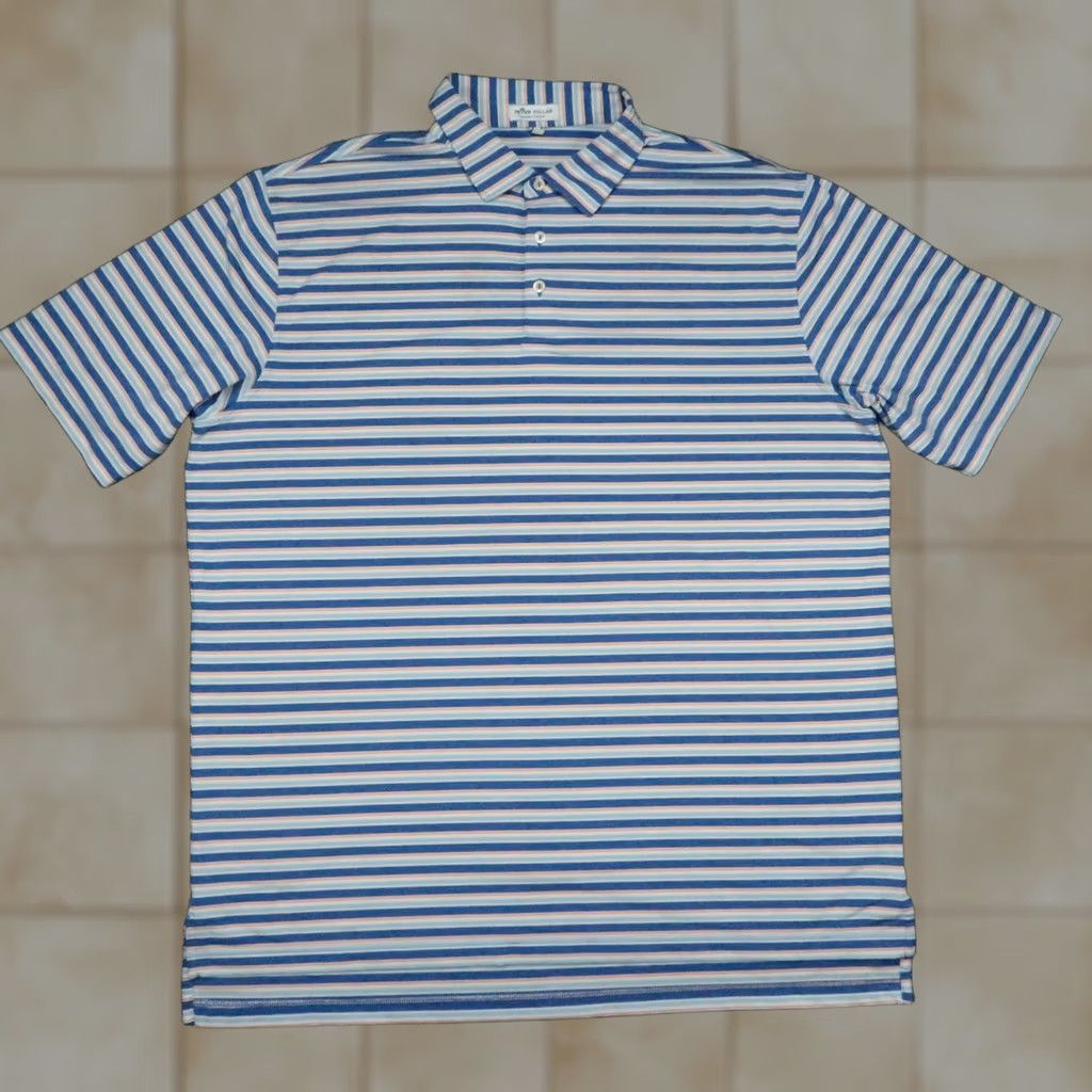 Peter Millar Peter Millar Polo Shirt Mens XXL Blue Performance TPC Scottsdale Size US XXL / EU 58 / 5 - 1 Thumbnail
