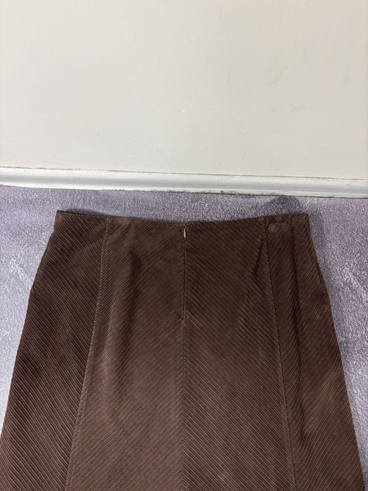 Missoni Missoni Vintage Women’s Brown Corduroy A-Line Midi Skirt Size 34" / US 12 / IT 48 - 11 Thumbnail