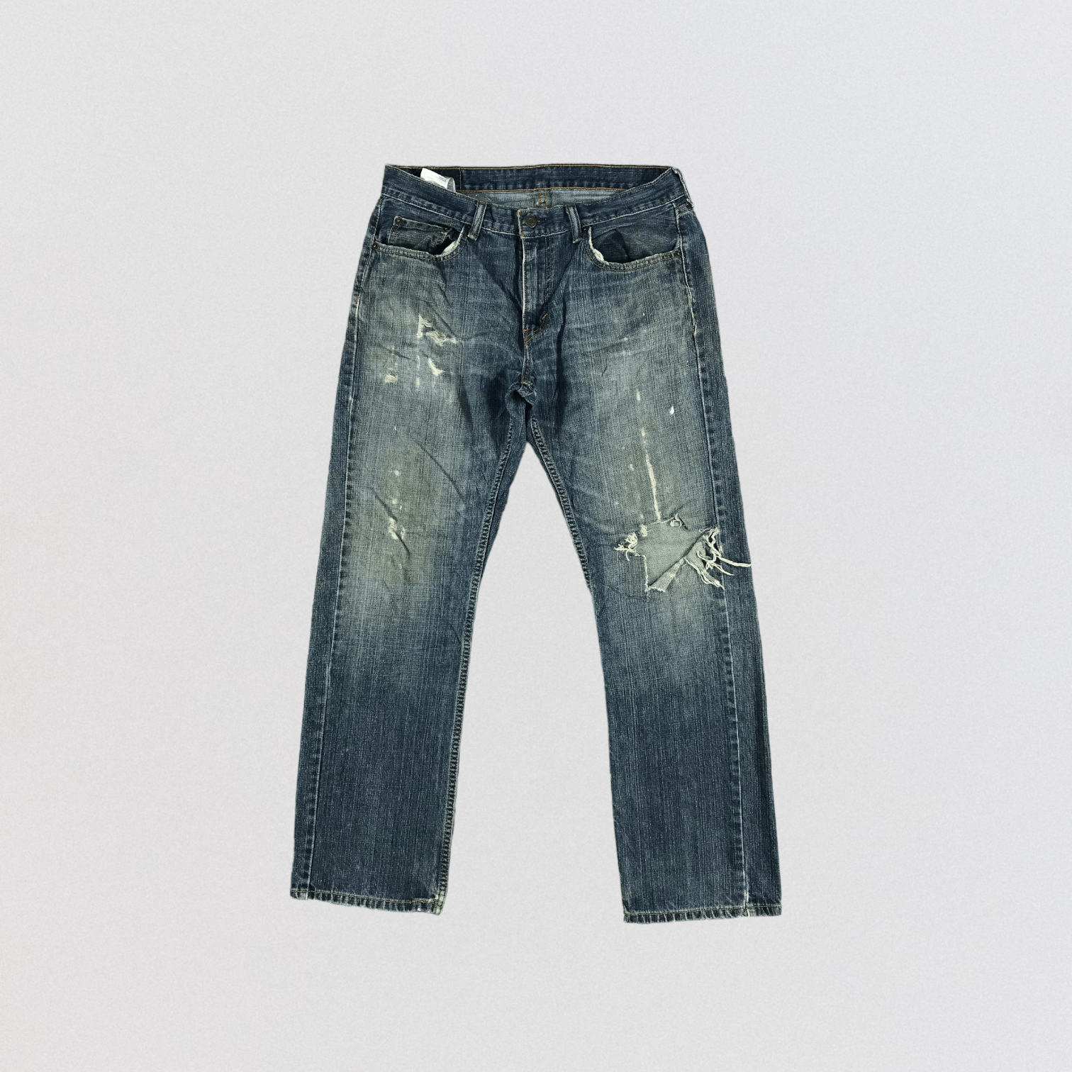 image of Blue Wash Levis 559 Jeans-Jm2987, Men's (Size 33)