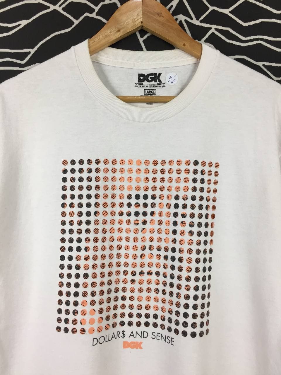 DGK × Vintage DGK Dirty Ghetto Kids Dollars & Sense Graphic Tee Size US L / EU 52-54 / 3 - 3 Thumbnail