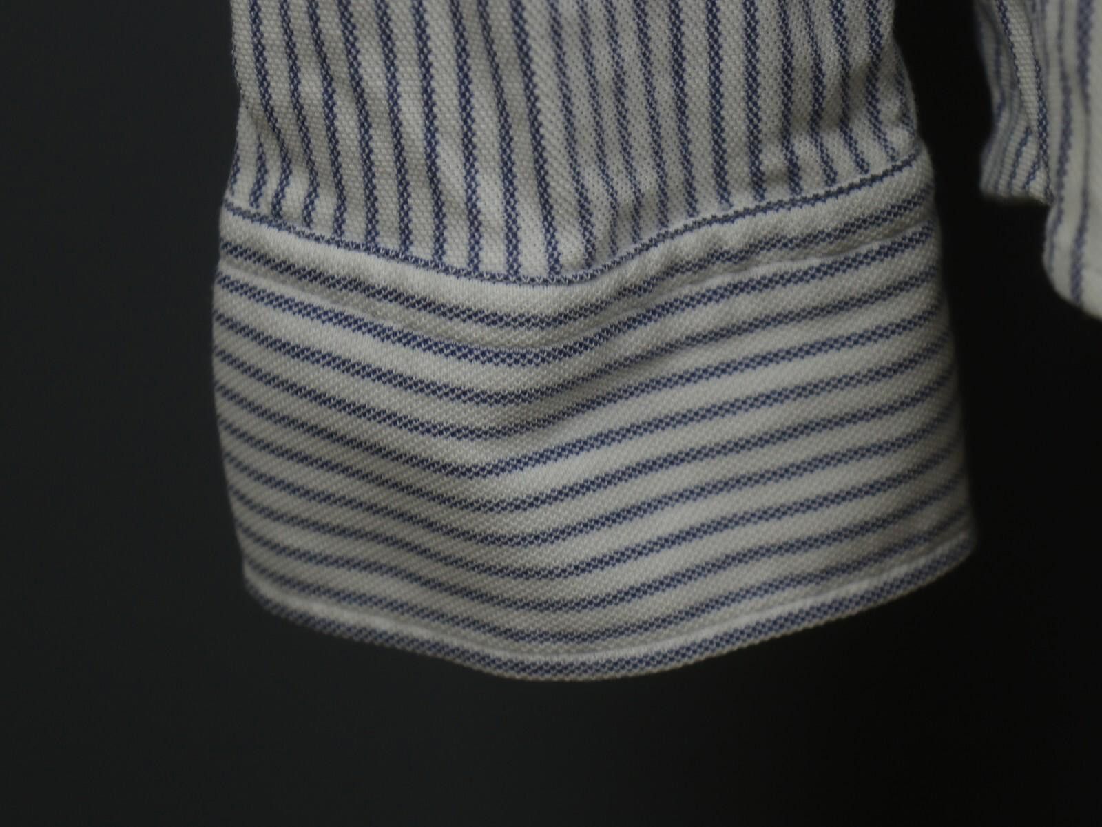 Designer Hackett London White Striped Button Down Shirt Size XL Size US XL / EU 56 / 4 - 9 Thumbnail