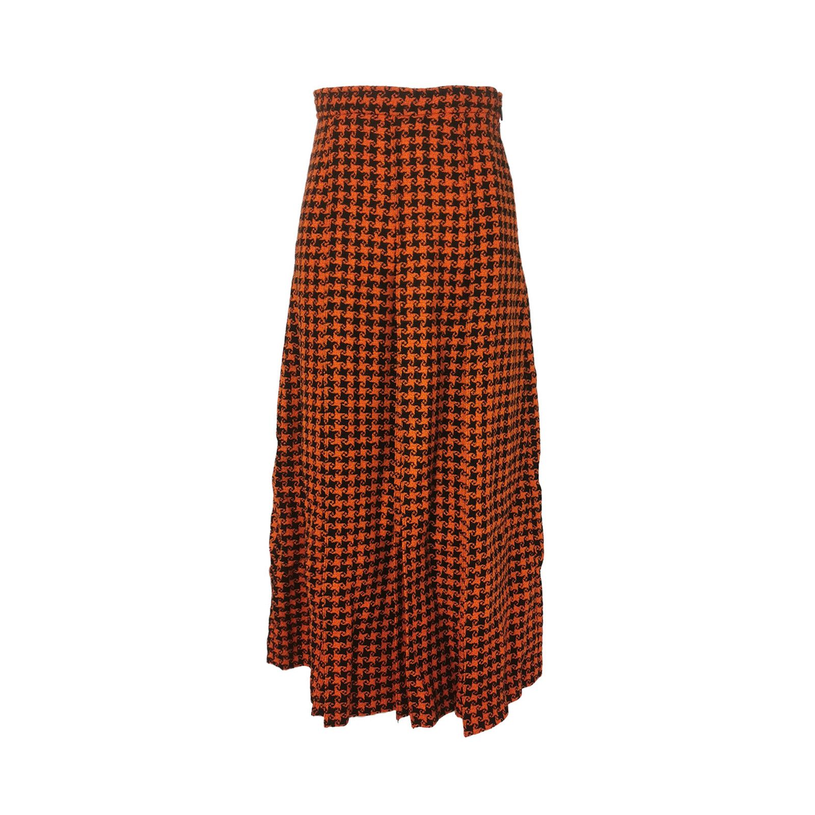 Gucci Gucci Houndstooth Wool Blend Midi Skirt Size 36 Size 25" / US 0 / IT 36 - 1 Thumbnail
